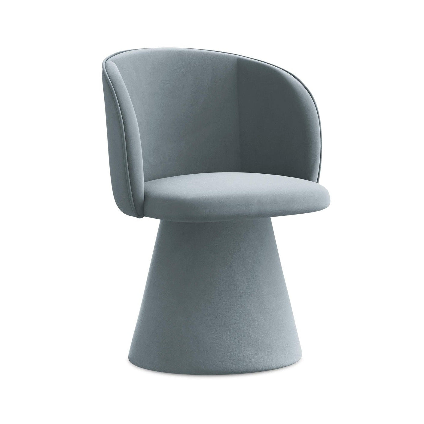 Velvet Chair MAIA Light Blue