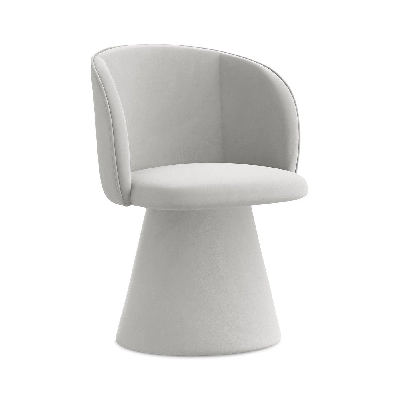 Samtstuhl MAIA silber