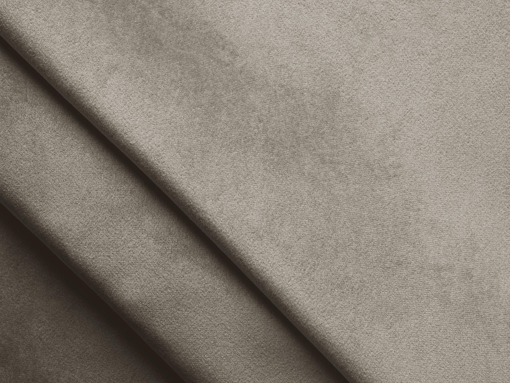 Velvet Chair MAIA taupe with Black Oak Base