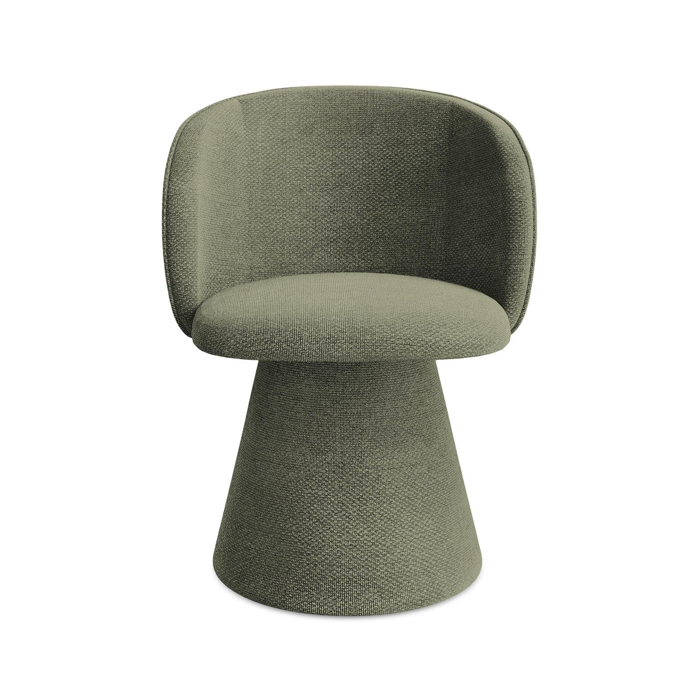 Stuhl MAIA olivgrün Boucle