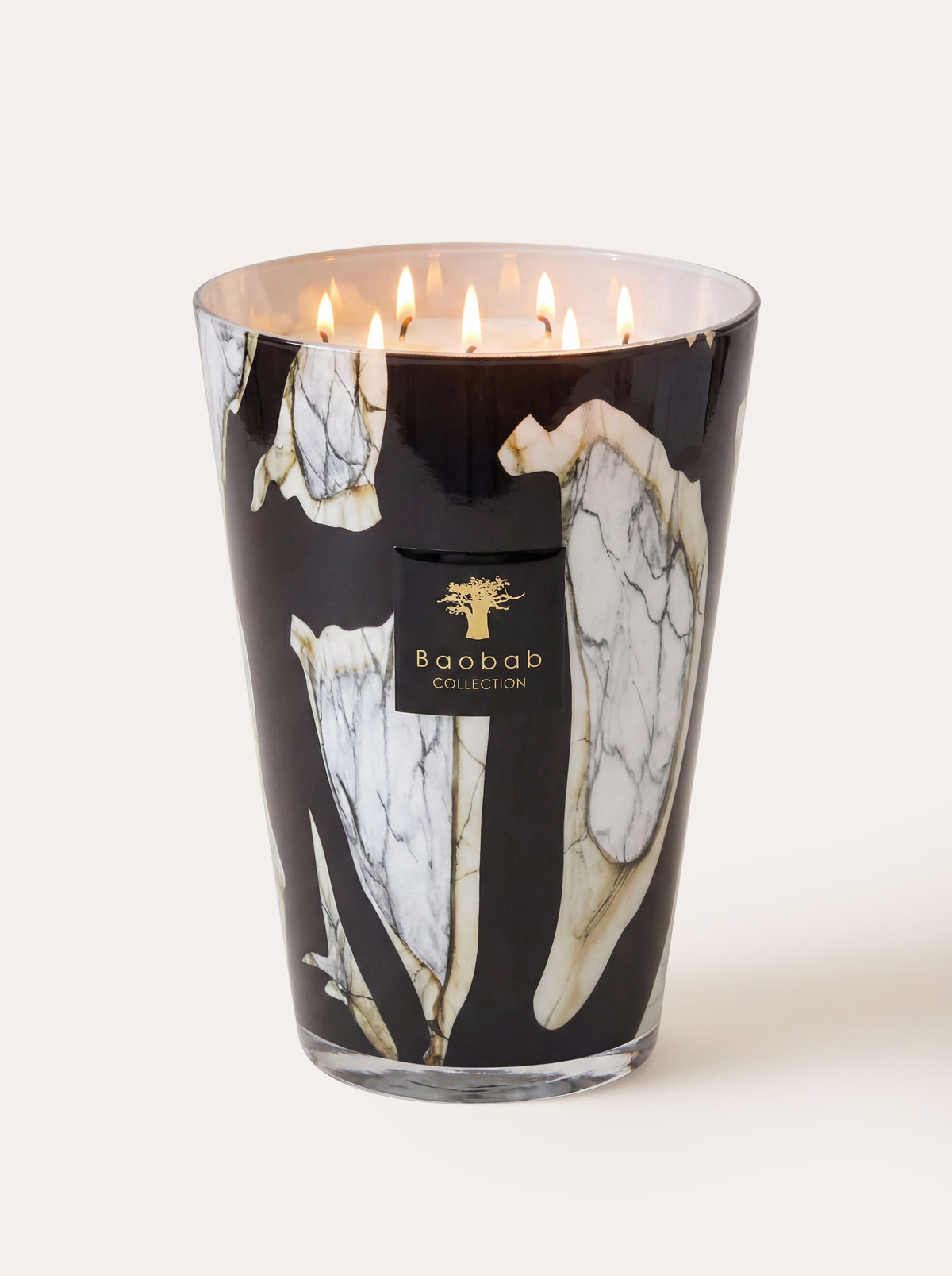 Świeca zapachowa STONES MARBLE skóra i róża – zdjęcie 4