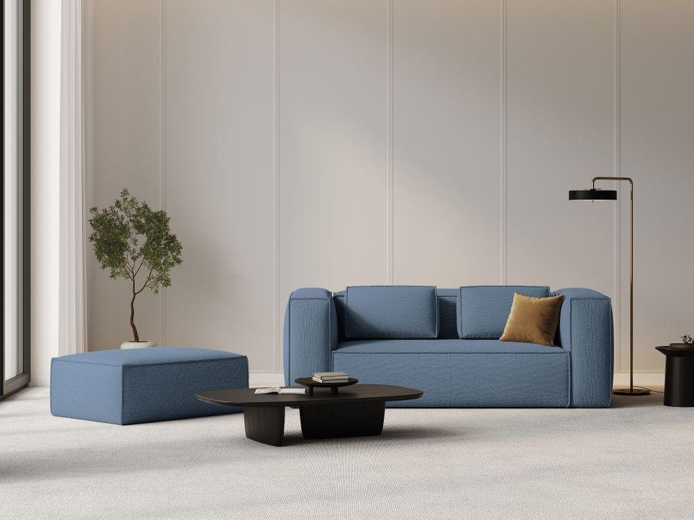 2-Sitzer-Sofa MACKAY blau Bouclé