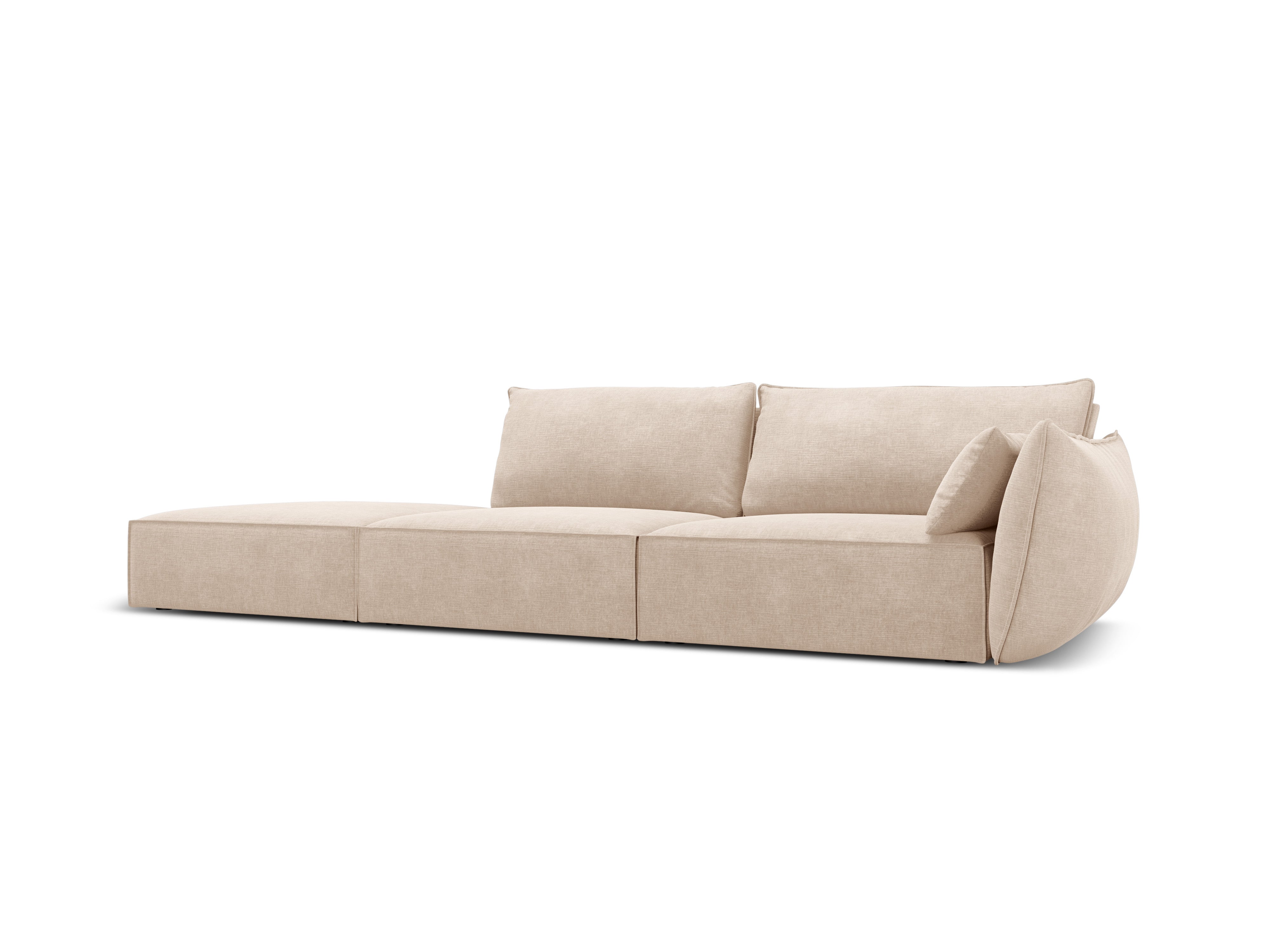Sofa im Sofa -Stoff gelassen -offen offenes Vanda Beige
