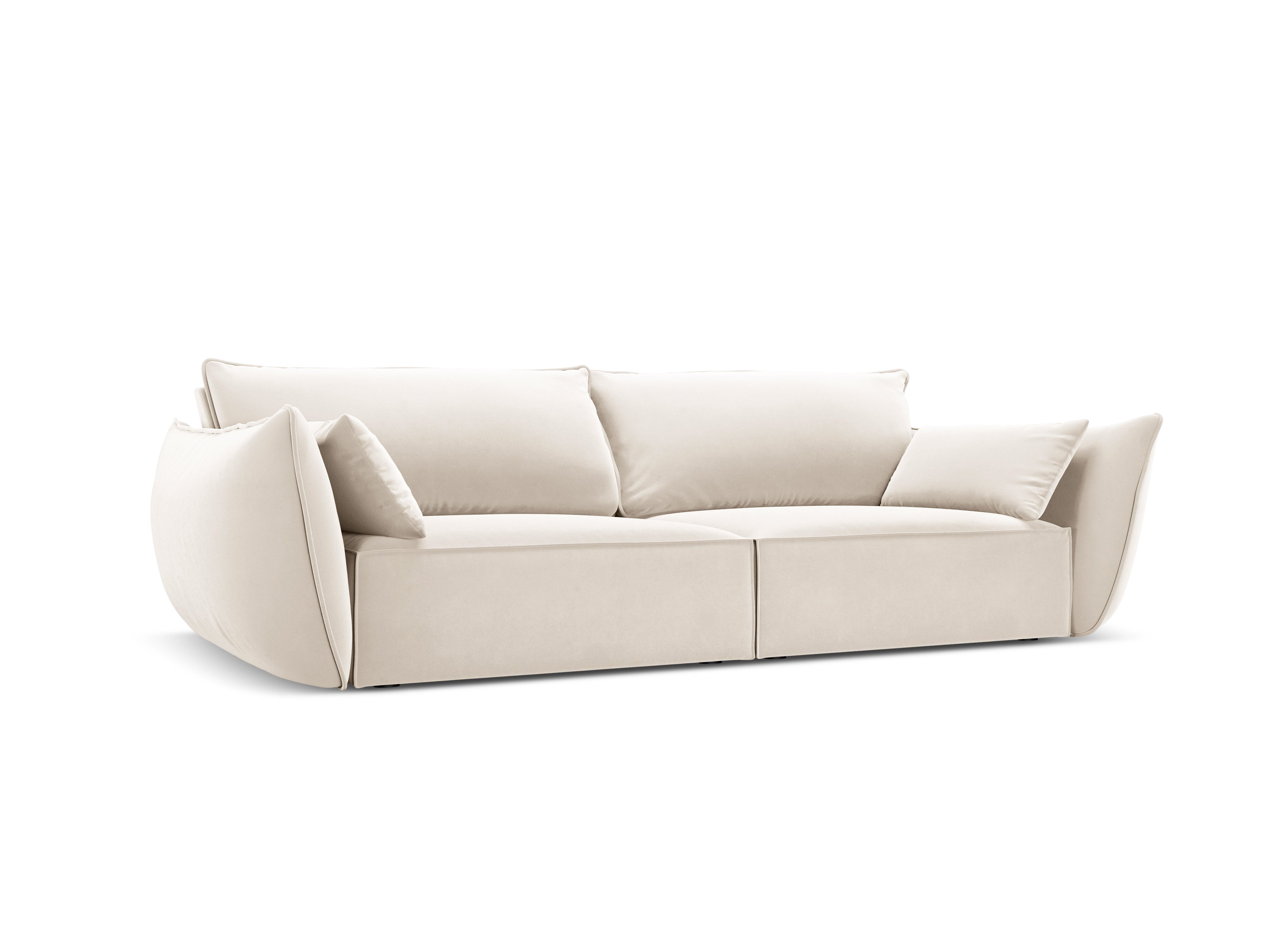 Vanda Beige Vanda Velvet Sofa