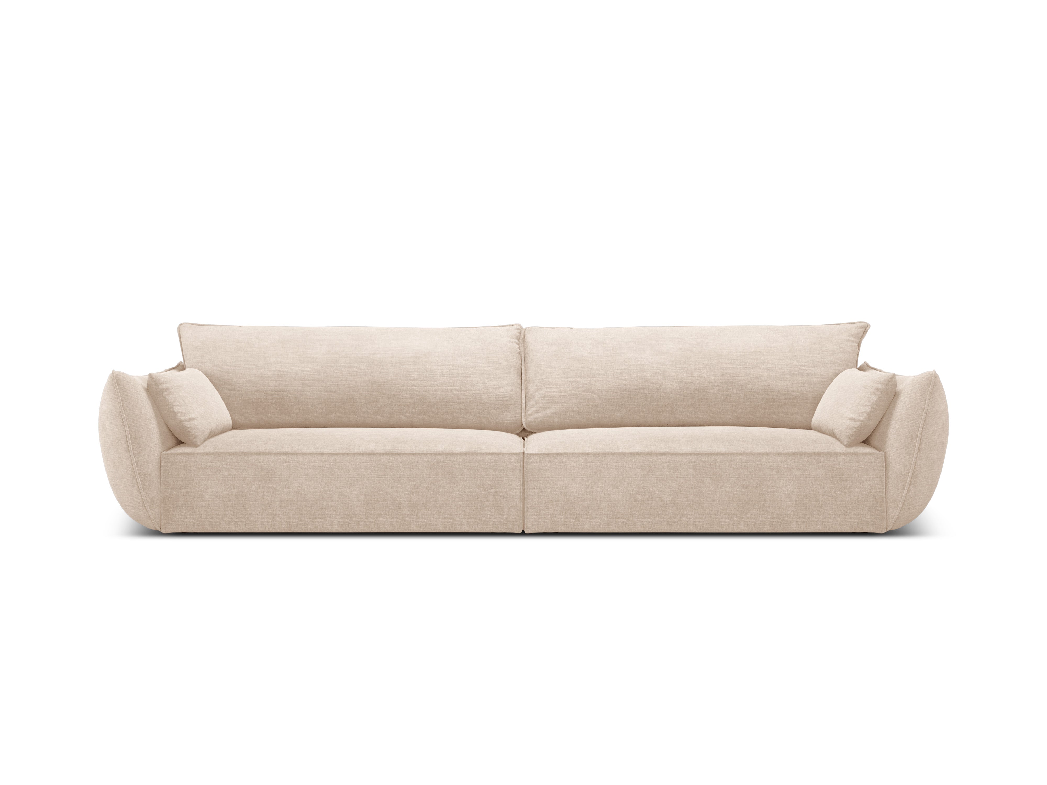 Sofa im Sofa-Stoff aus 4-Sitzer Vanda Beige