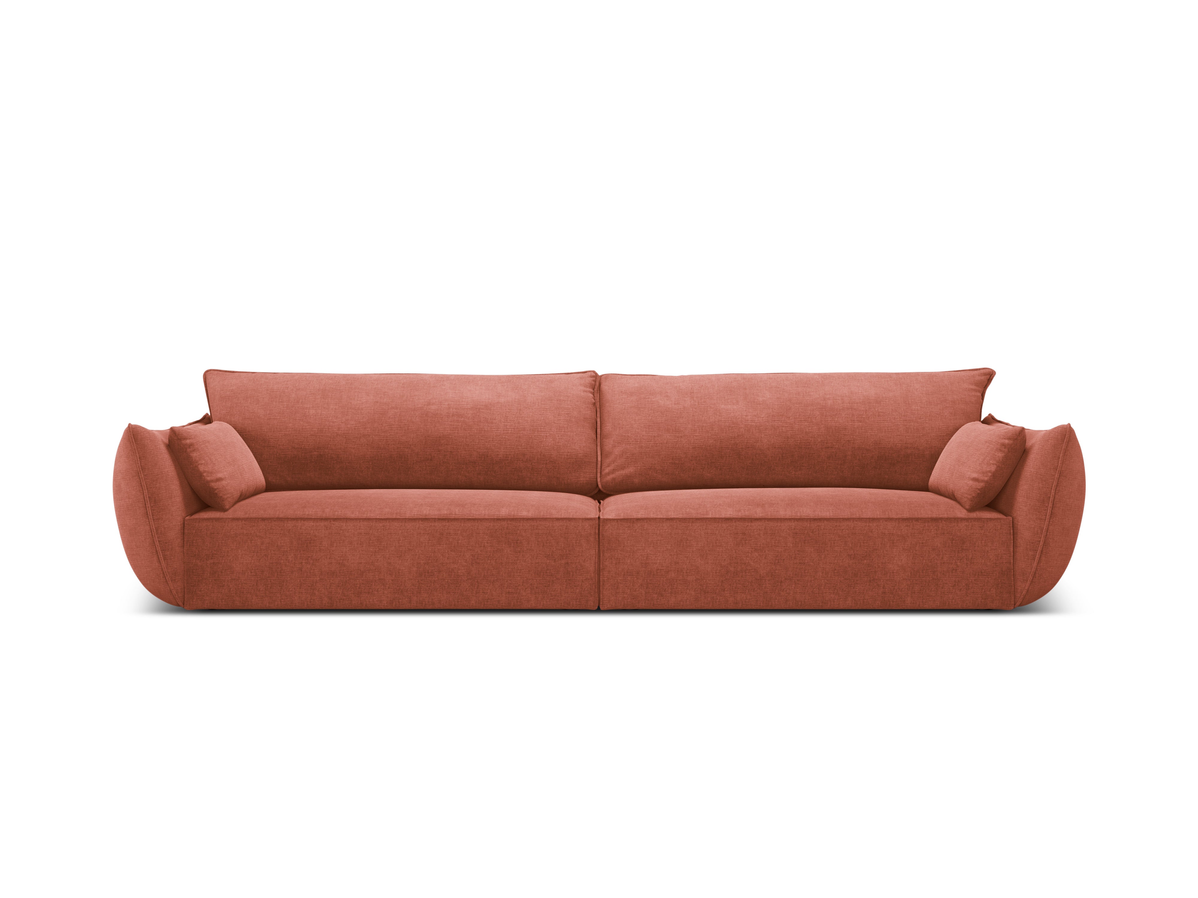 Sofa im Sofa Stoff von 4-Personen Vanda Terracotta