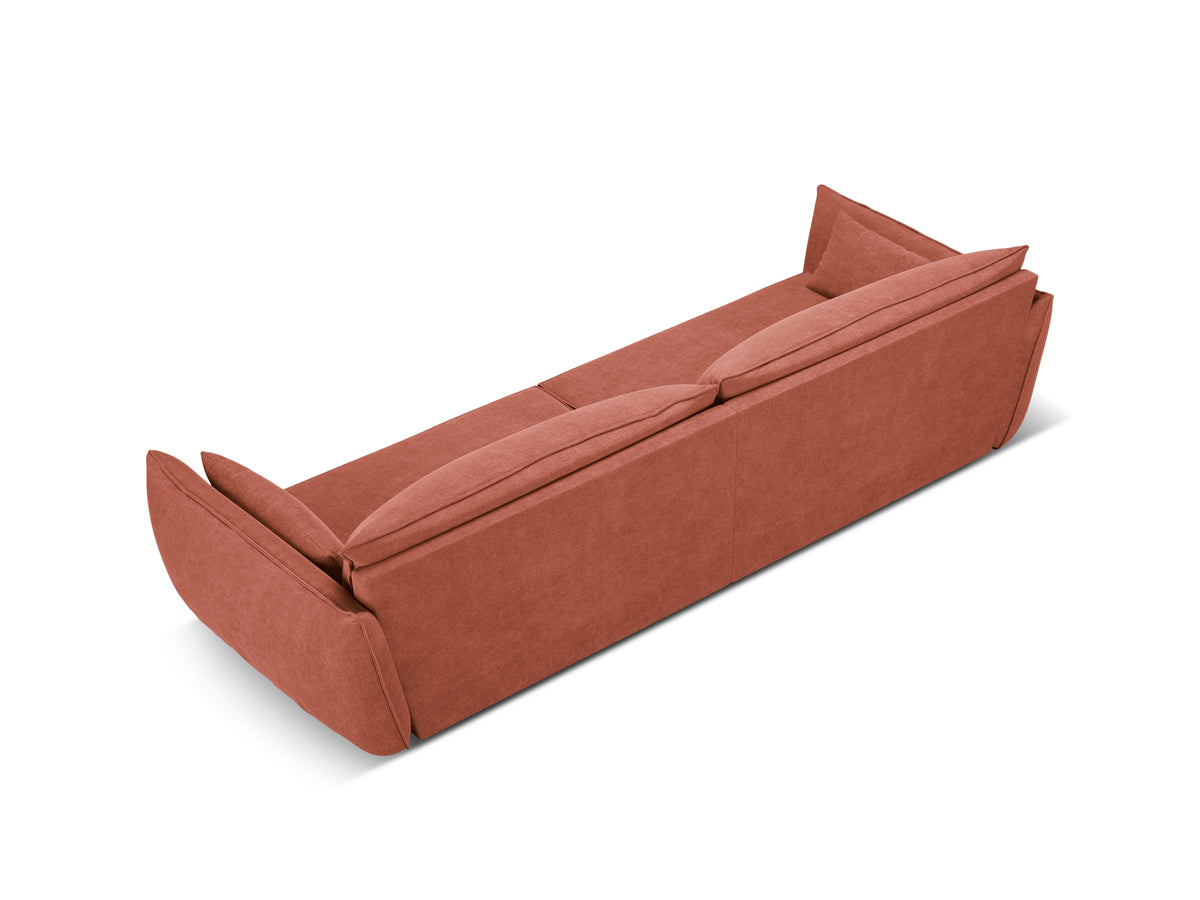 Sofa im Sofa Stoff von 4-Personen Vanda Terracotta