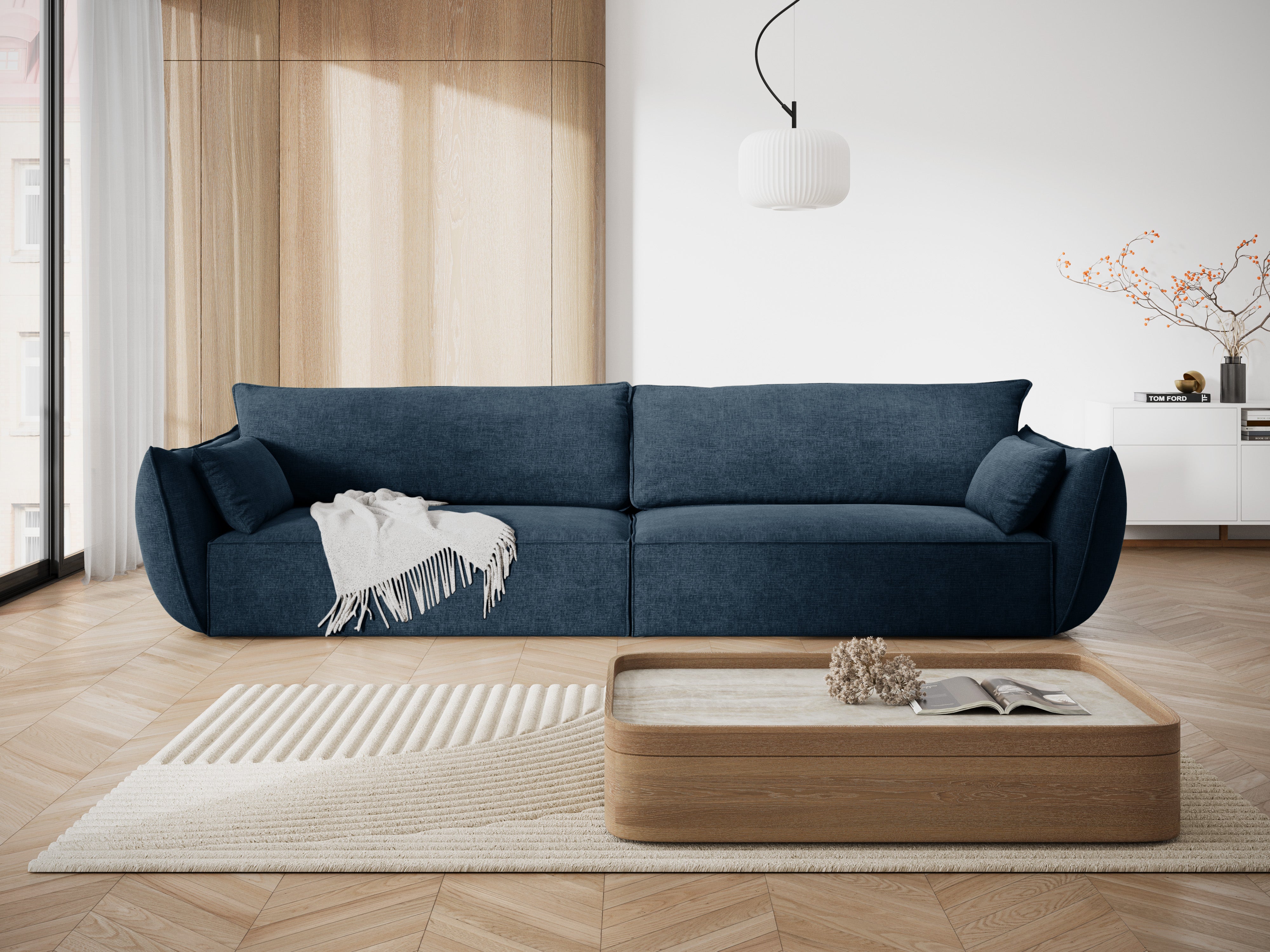 Sofa im Sofa Stoff aus 4-Sitzer Vanda Royal Granat