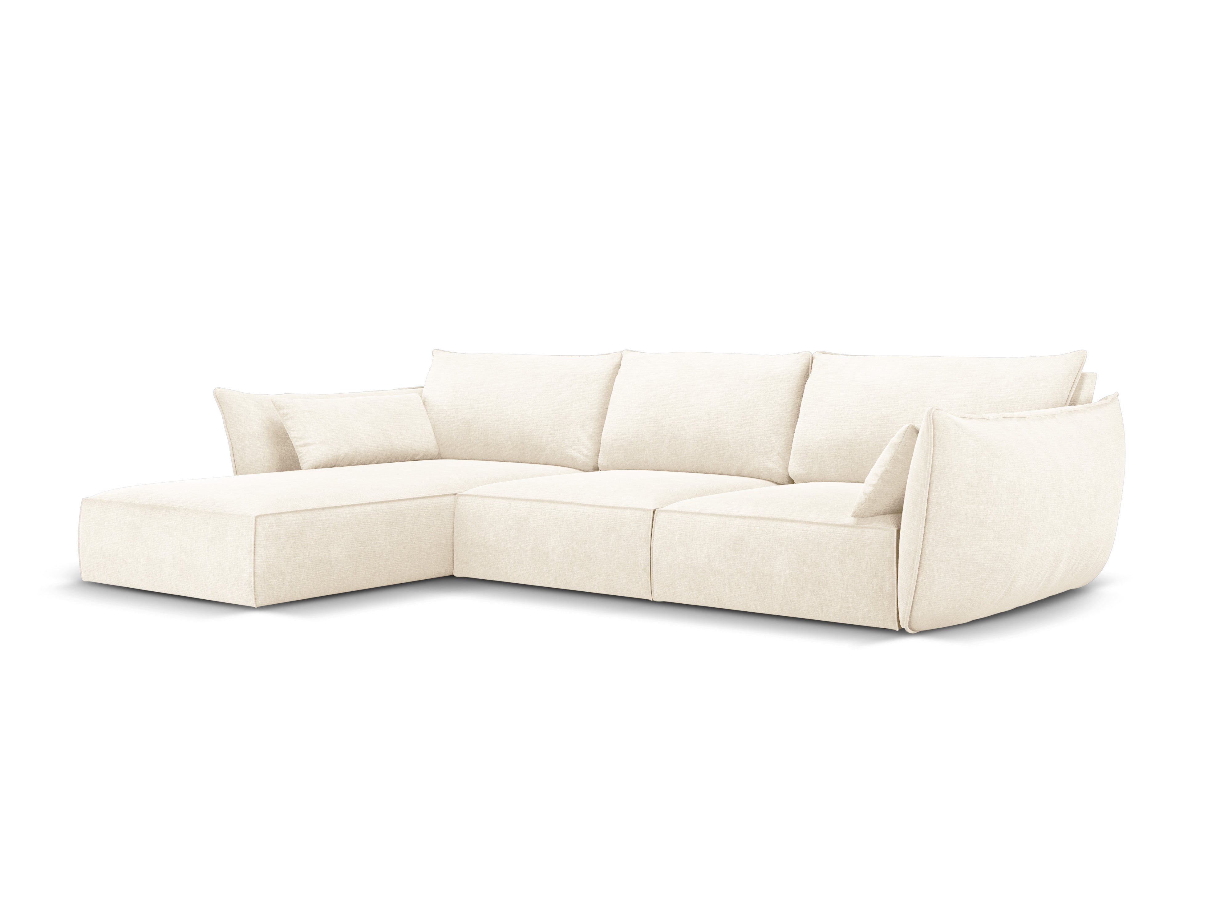 Eine Ecke im Szenil Stoff links 4-Personen-leichte Beige Vanda