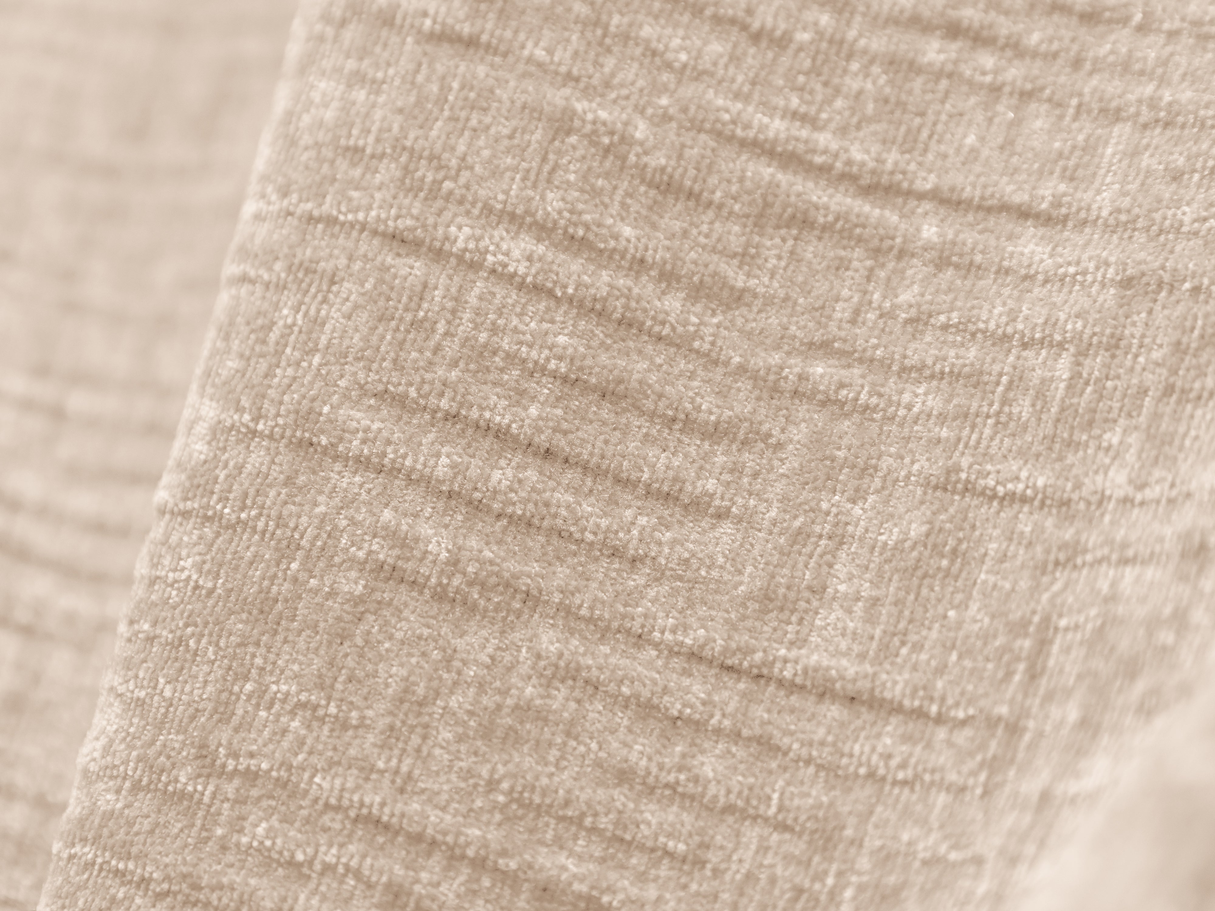 Ecke im Sznil-Stoff rechtshändige 4-Sitzer Vanda Beige