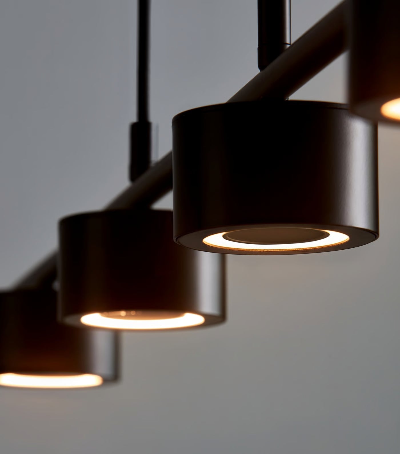 Clyde Quatro Black Hanging Lampe