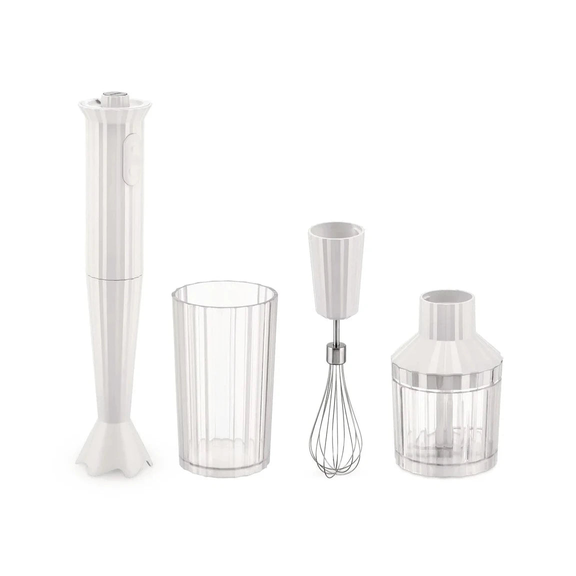 Set with hand blender plensé white