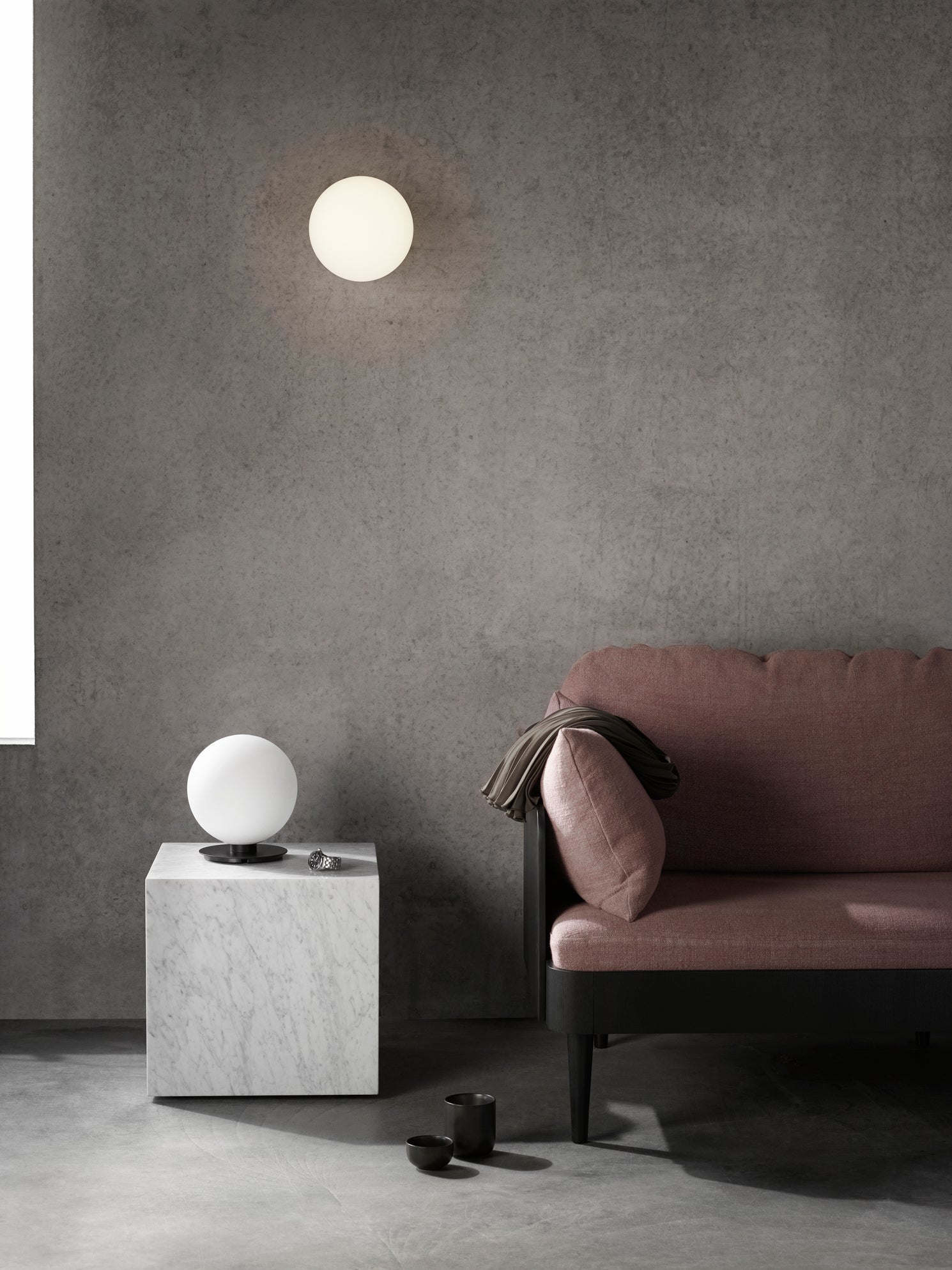 Wandleuchte TR BULB poliertes Stahl