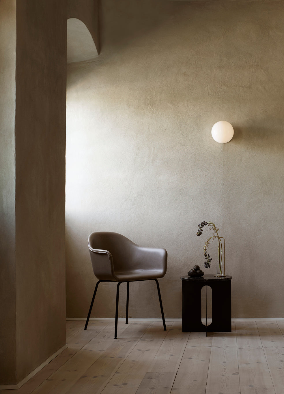Wandleuchte TR BULB poliertes Stahl