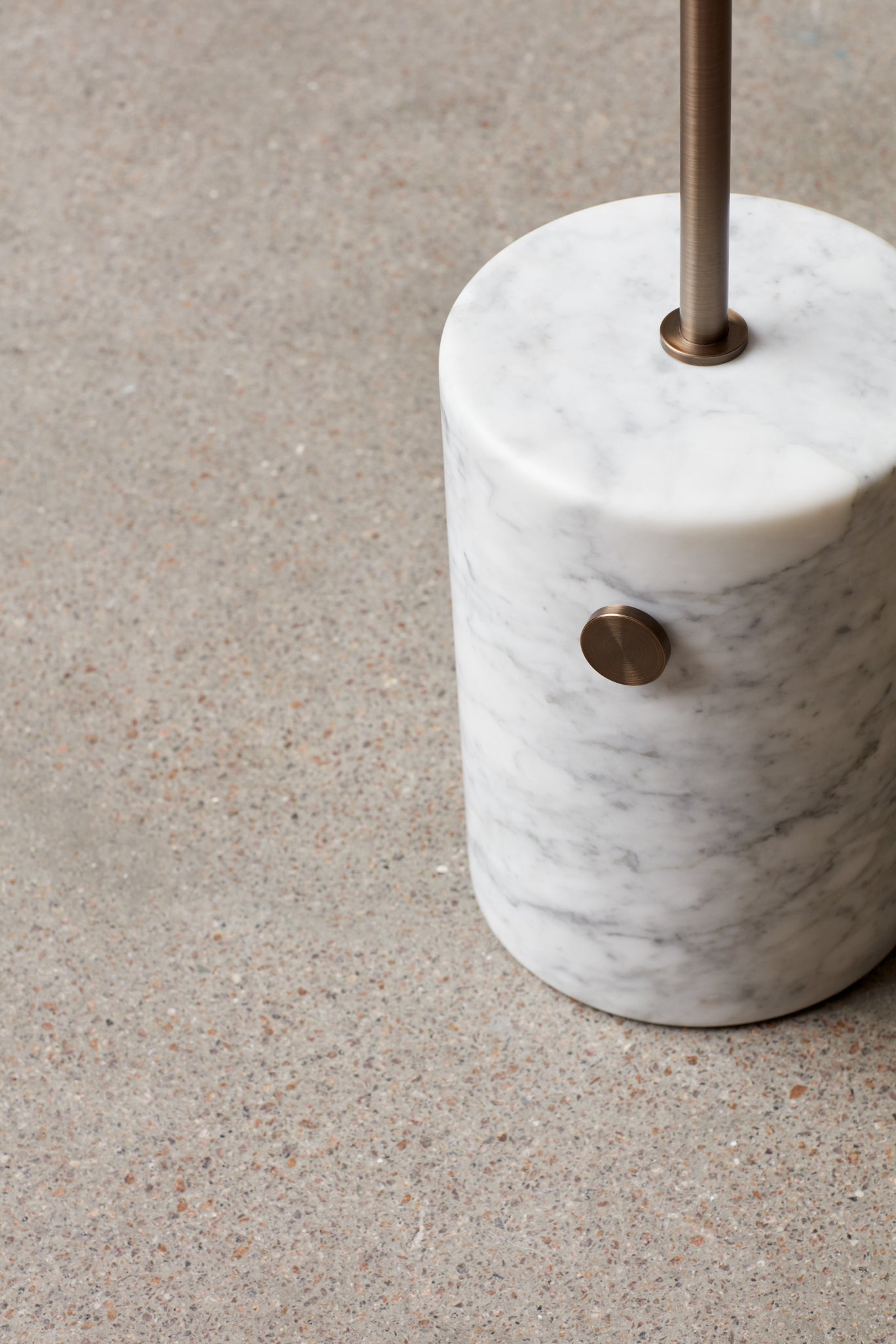 Stehlampe JWDA beige Travertin