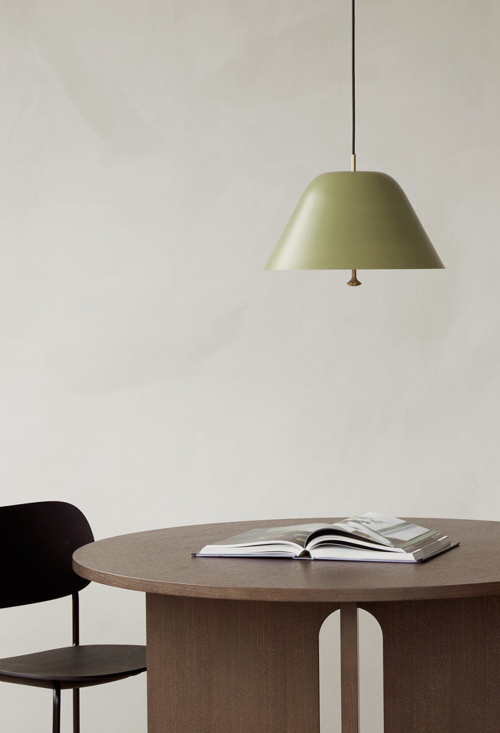 Round Table ANDROGYNE dark oak veneer