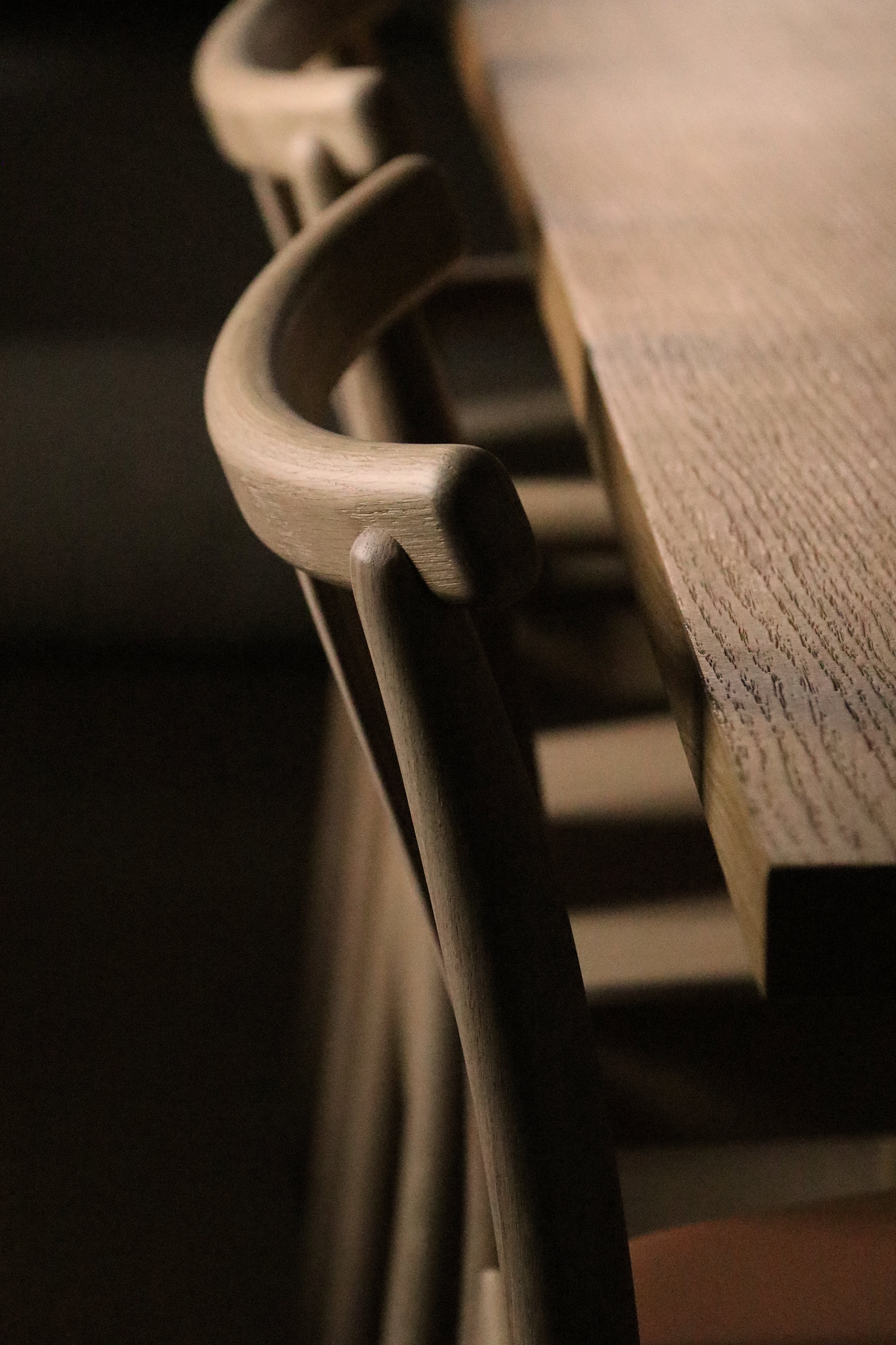 MERKUR Chair Black Oak Wood