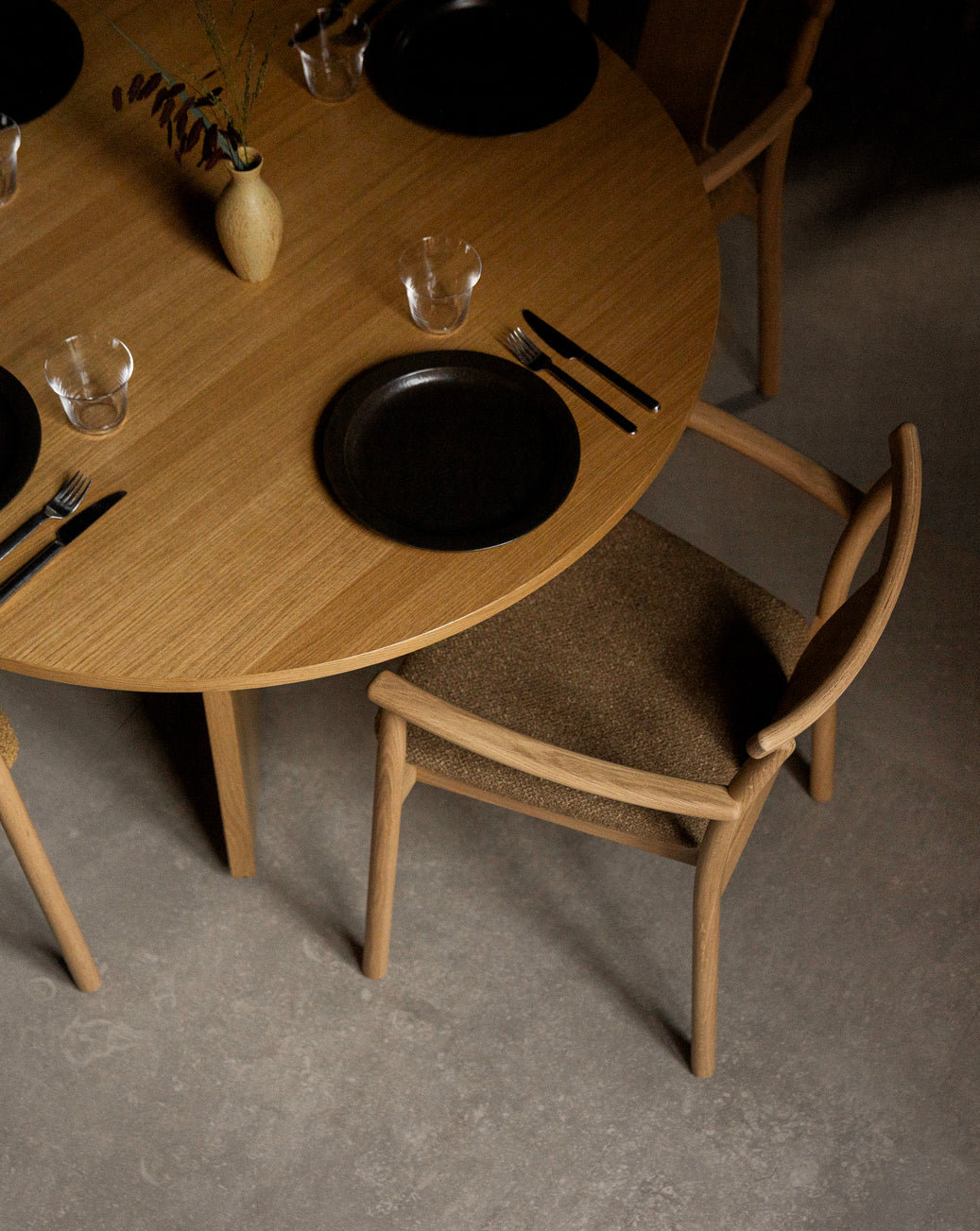 MERKUR Chair Black Oak Wood