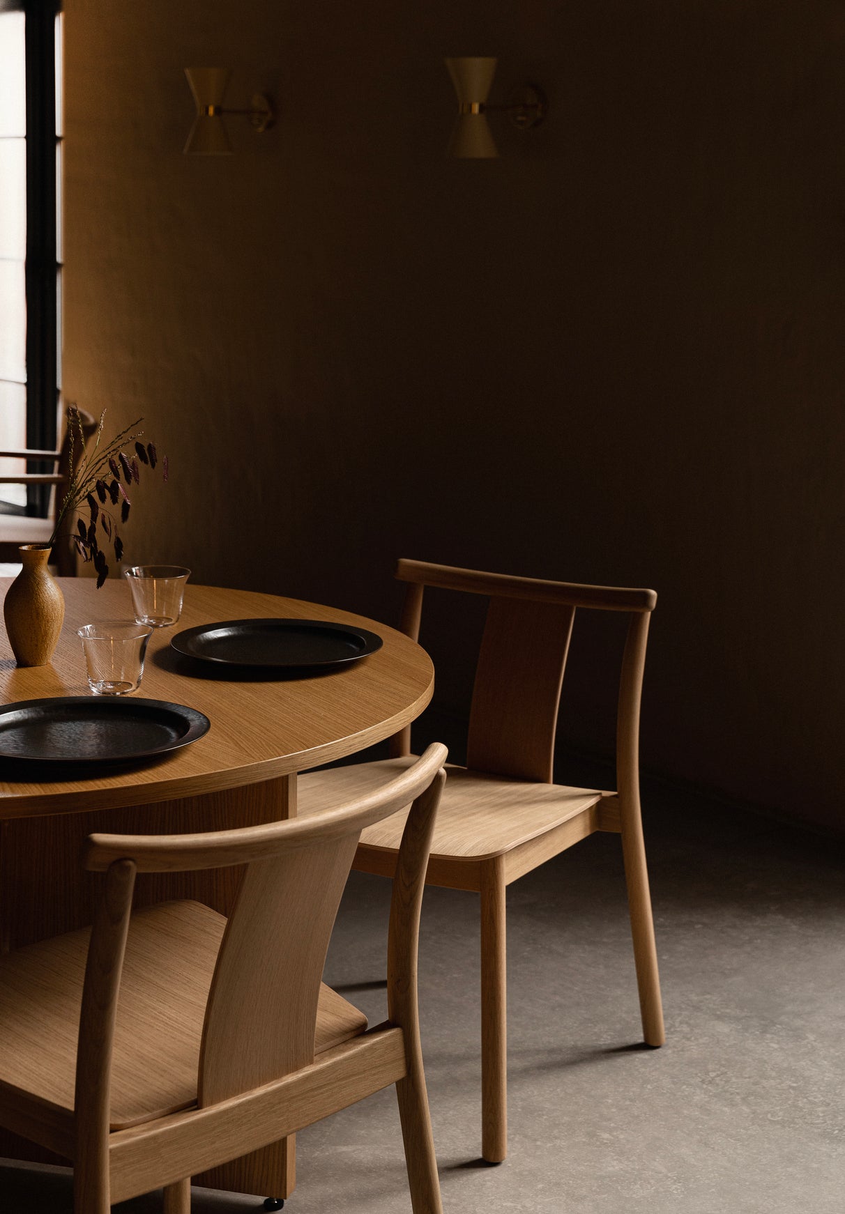 MERKUR Chair Black Oak Wood