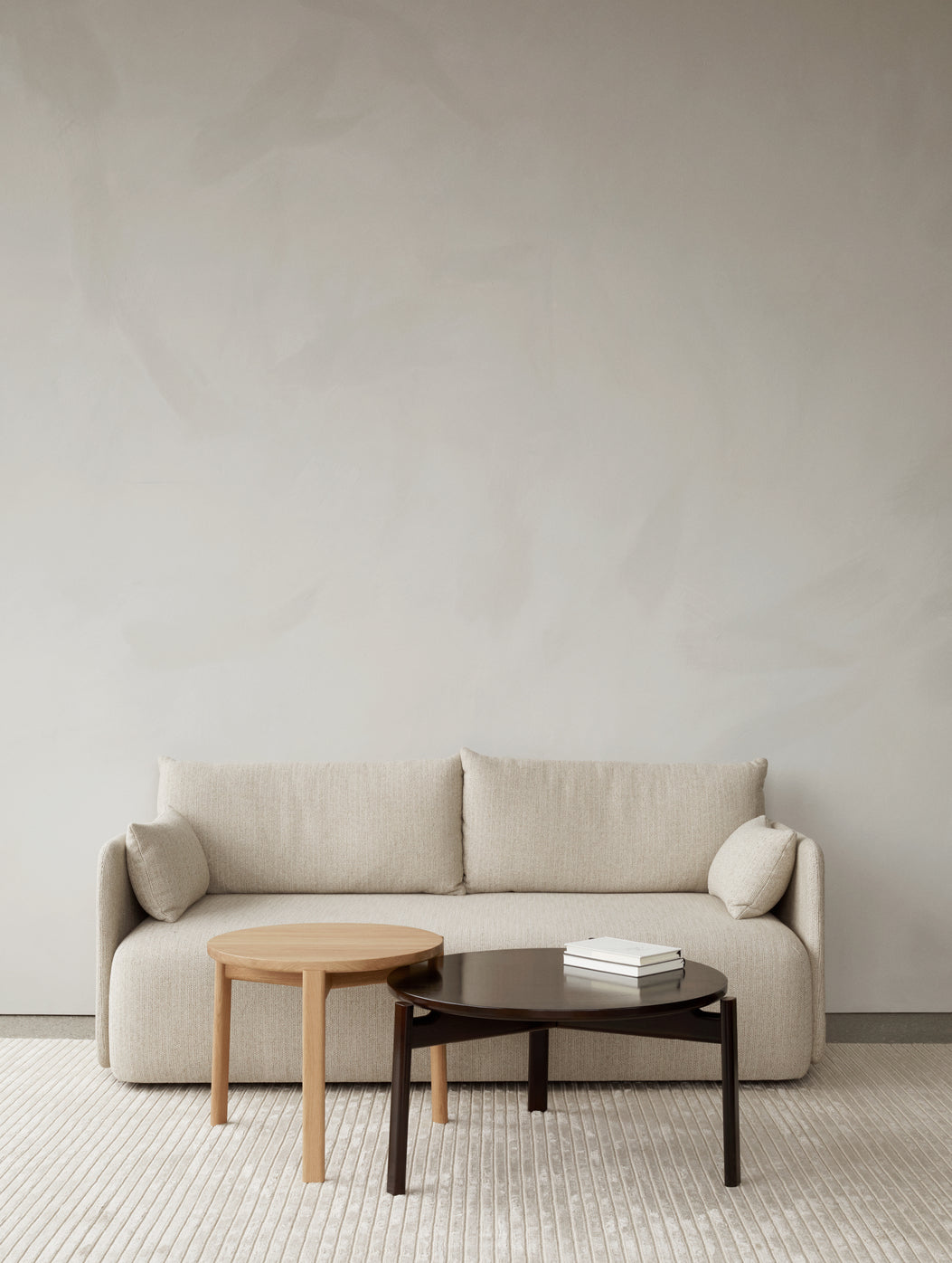 PASSAGE walnut wood coffee table