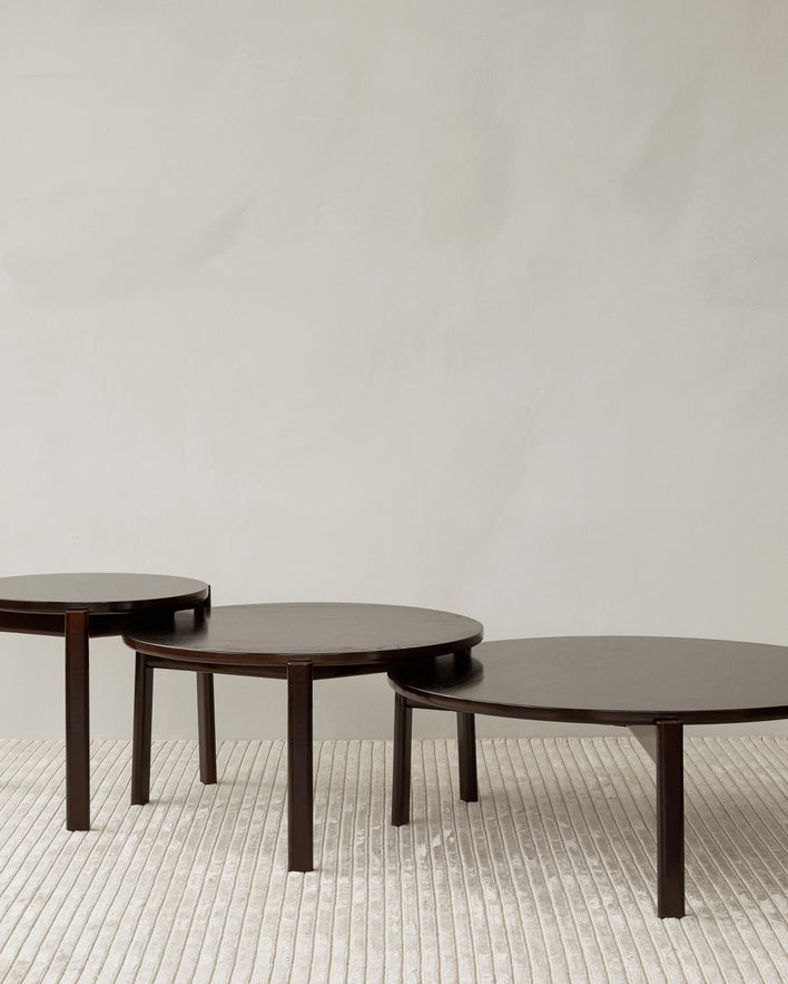 PASSAGE walnut wood coffee table