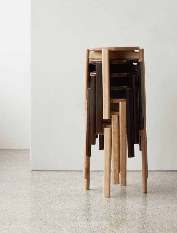 PASSAGE stool oak wood