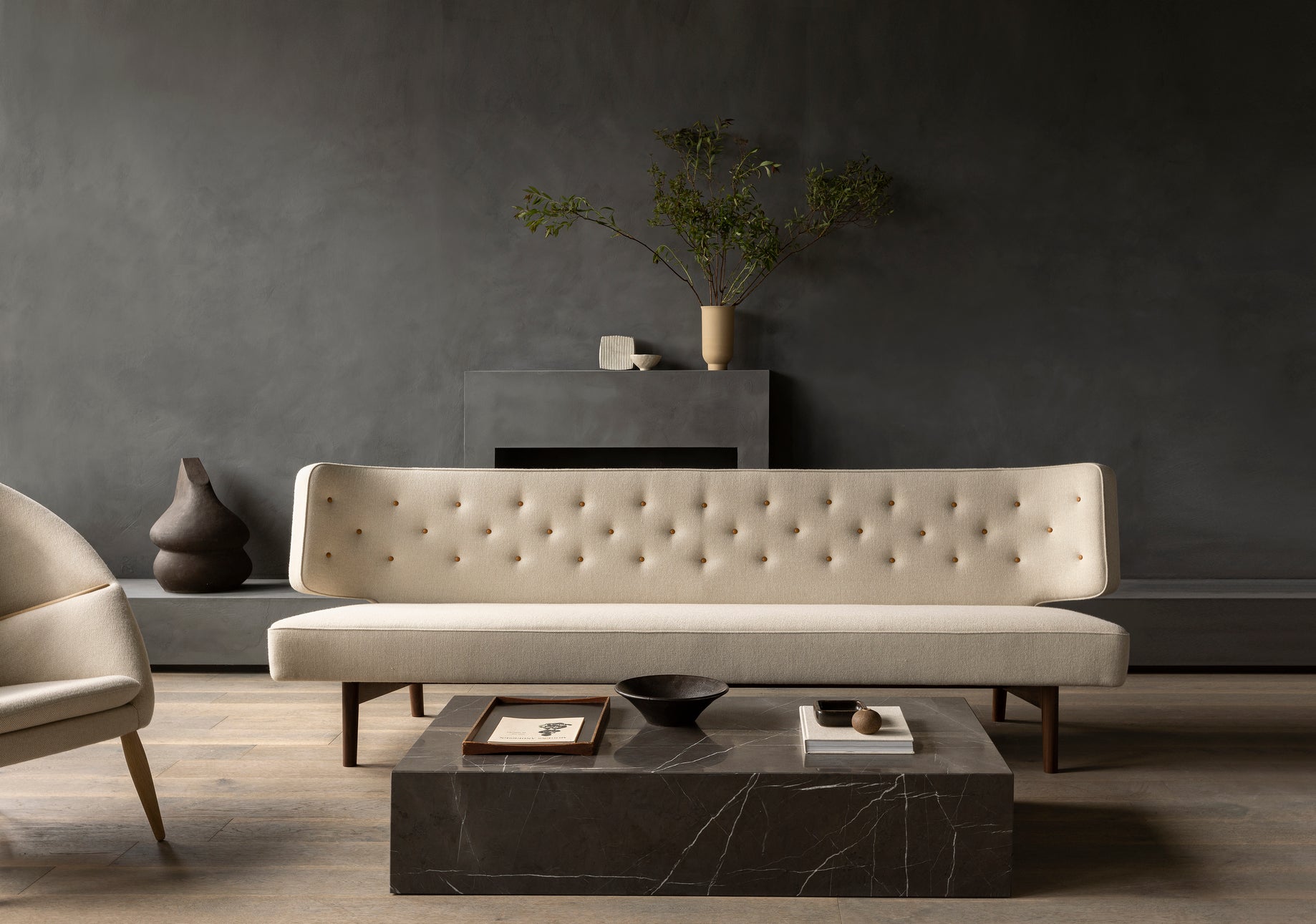 Couchtisch PLINTH GRAND sandstein