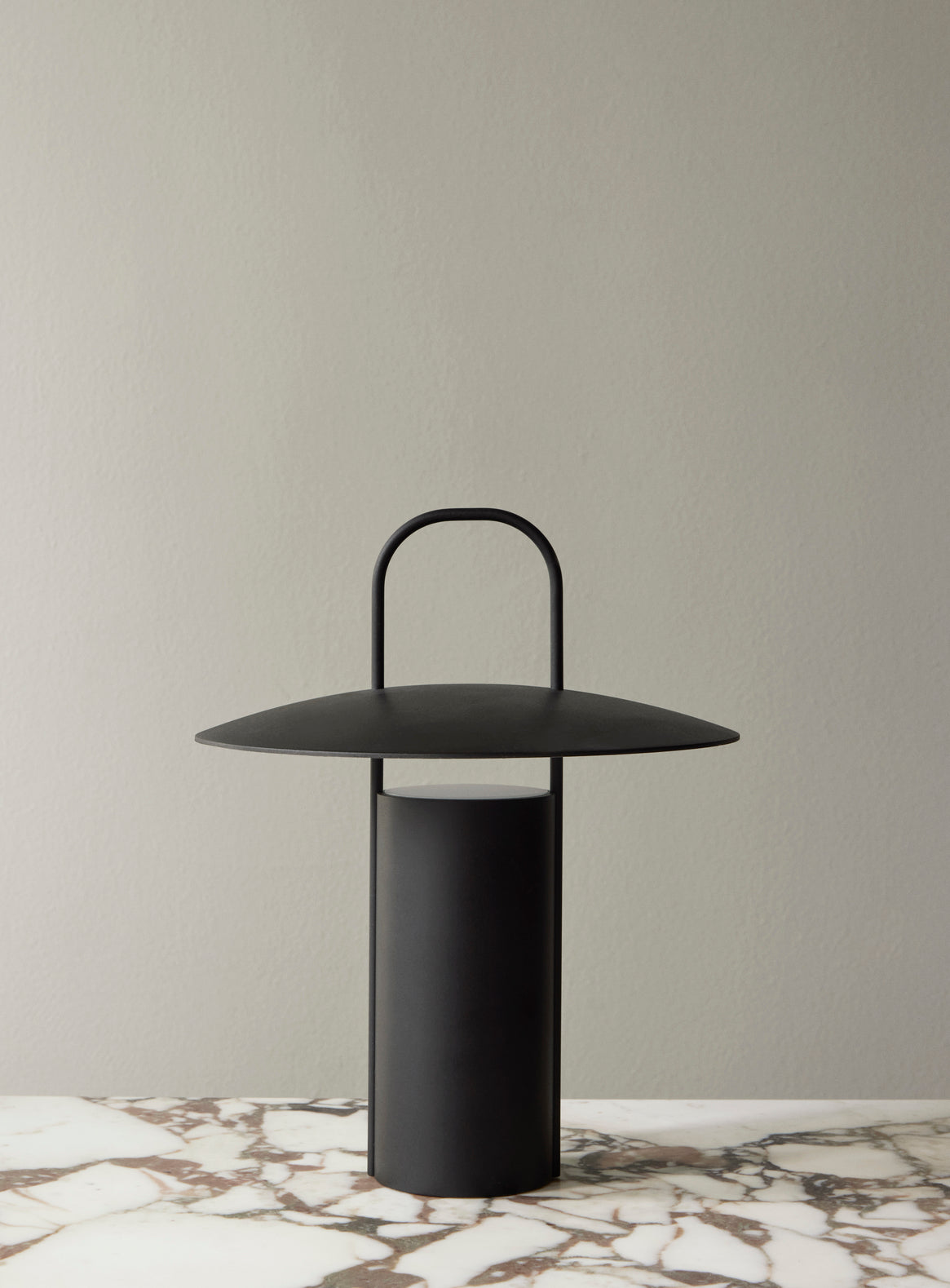 Tragbare Lampe RAY schwarz