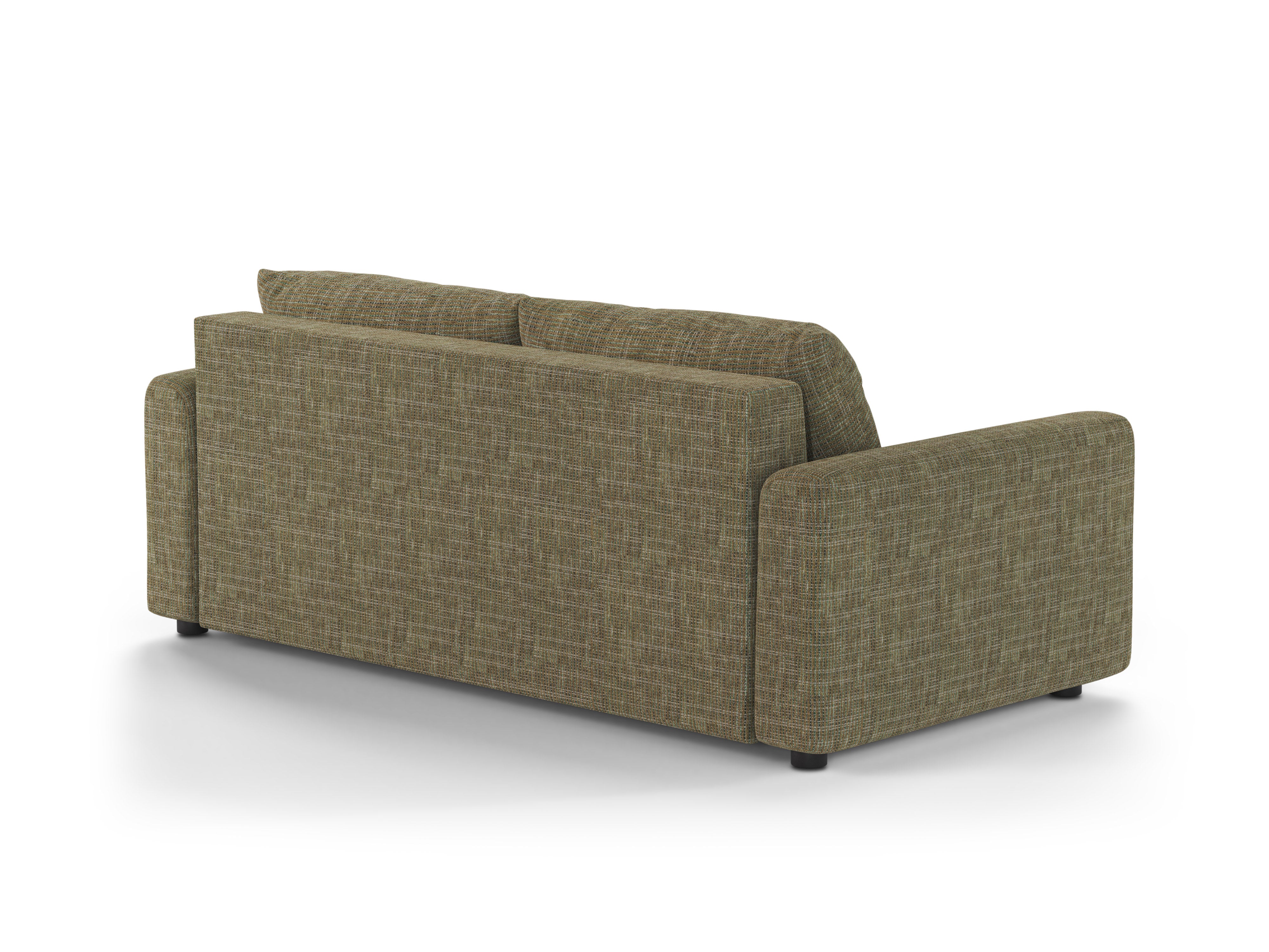 3-Seater Sofa with Sleeping Function DAVID Olive Melange