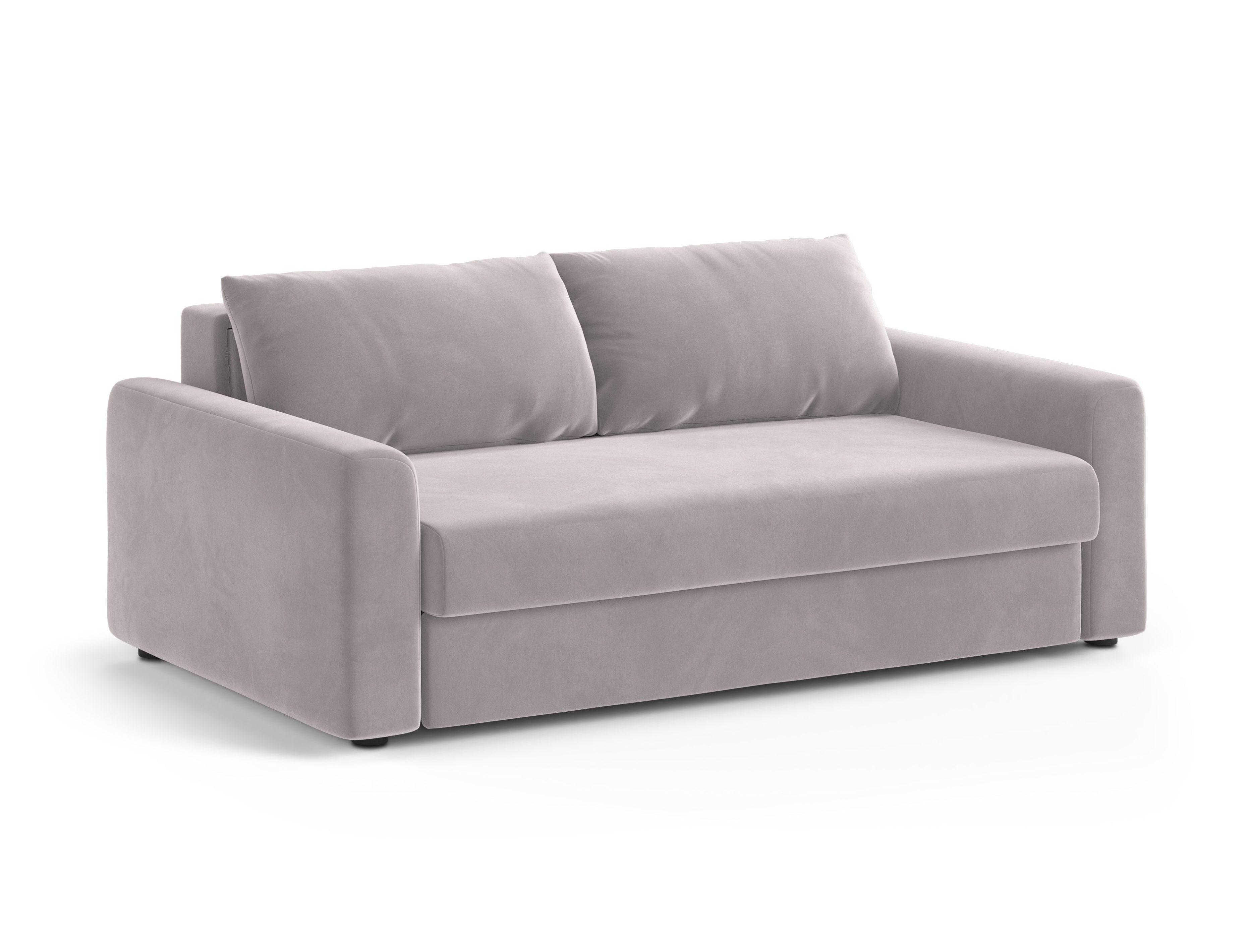 Sofa DAVID 3-Sitzer mit Schlaffunktion in Hellgrau