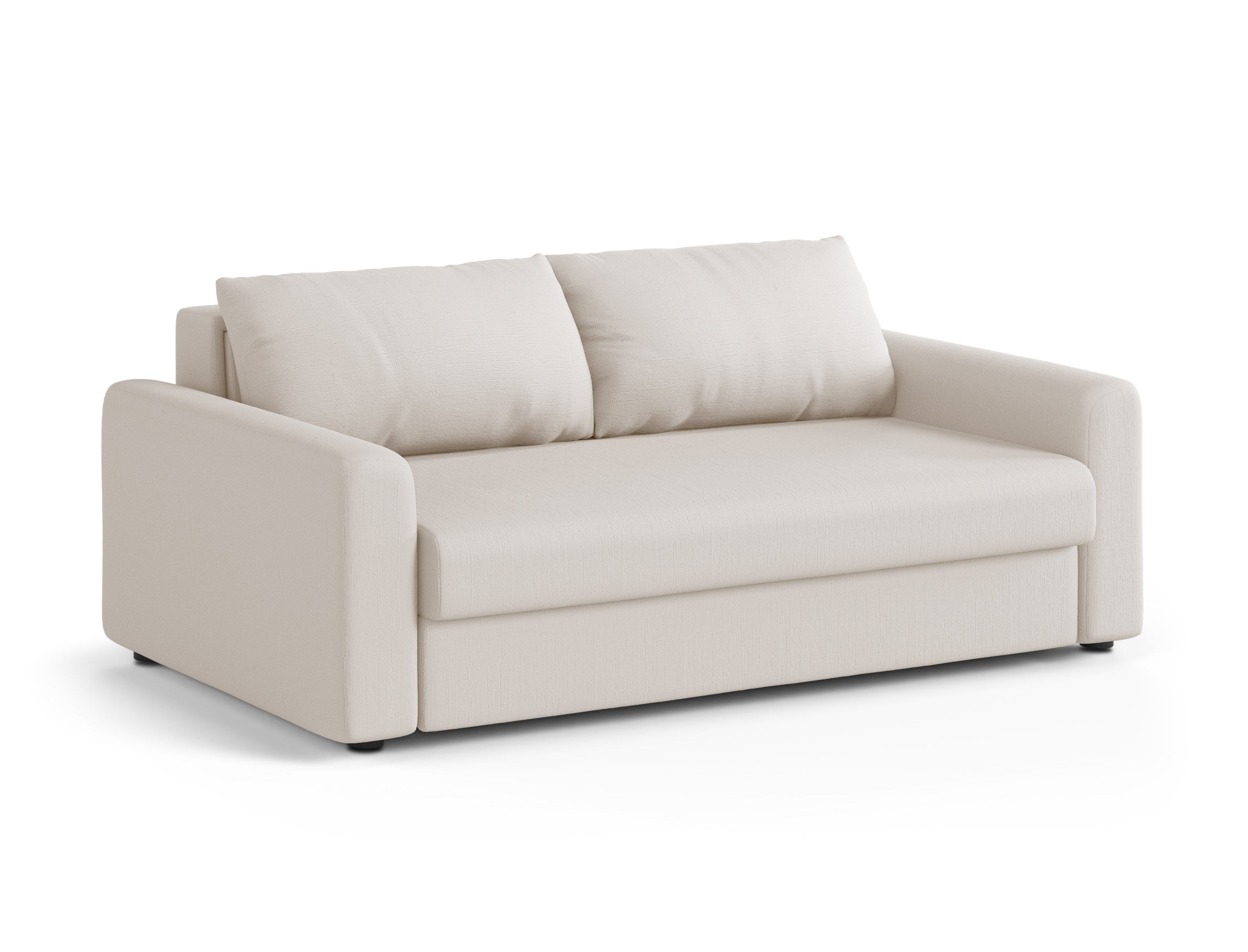 Sofa 3-sitzig mit Schlaffunktion DAVID weiß