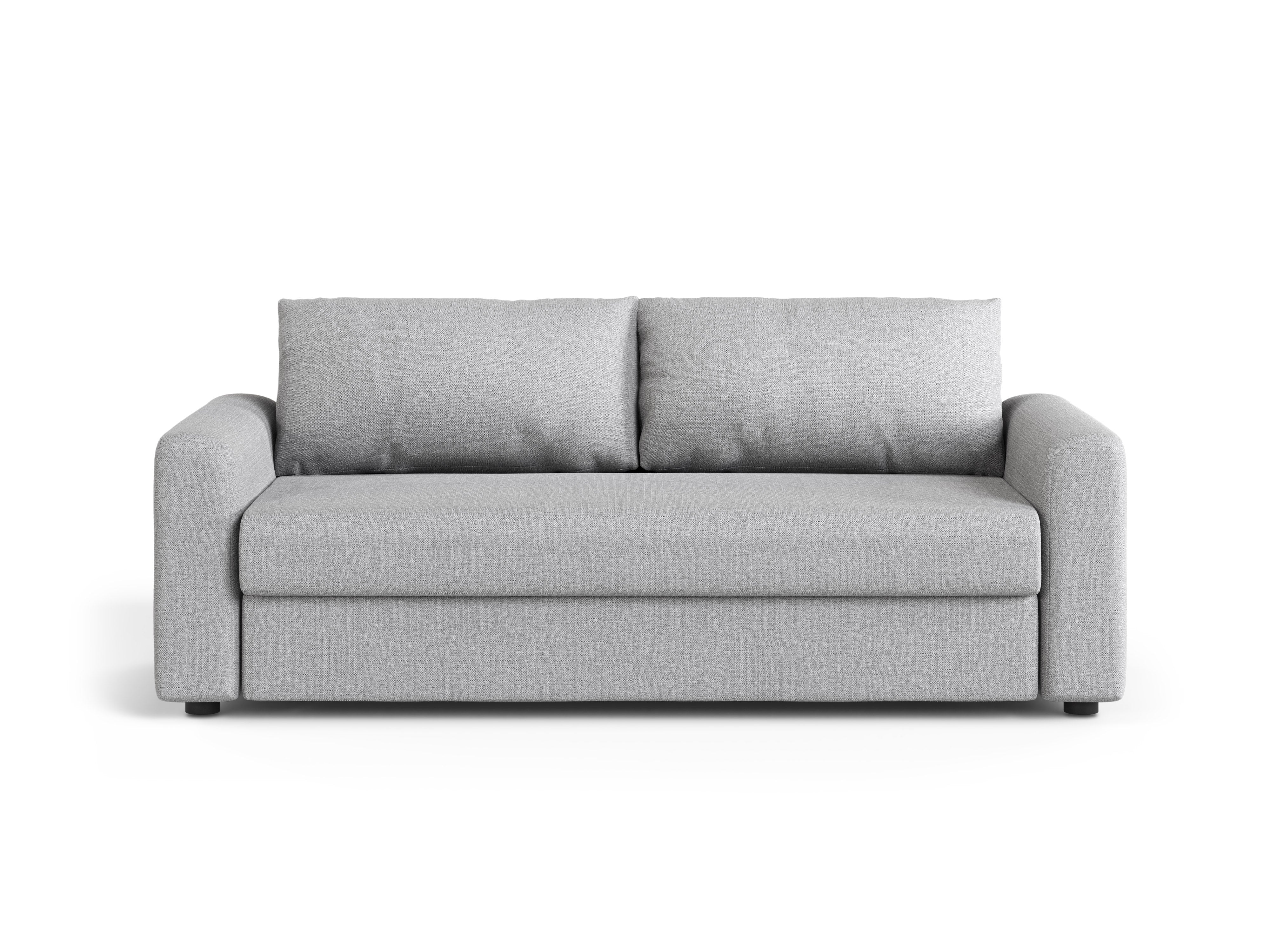 Sofa 3-sitzig mit Schlaffunktion DAVID hellgrau