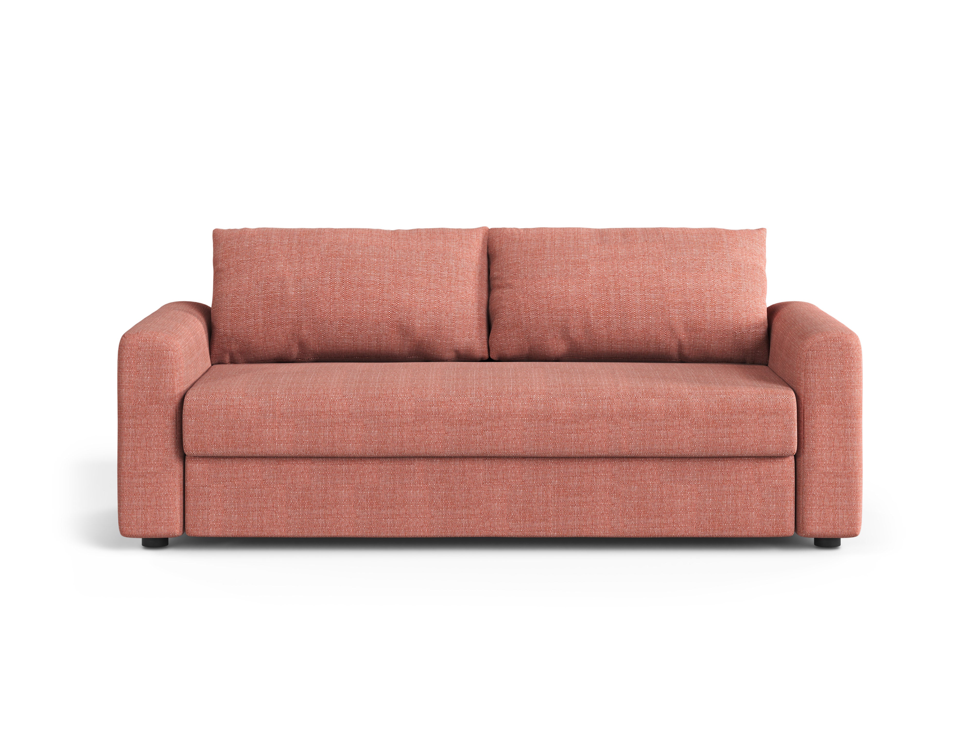 3-Seater Sofa with Sleeping Function DAVID Red