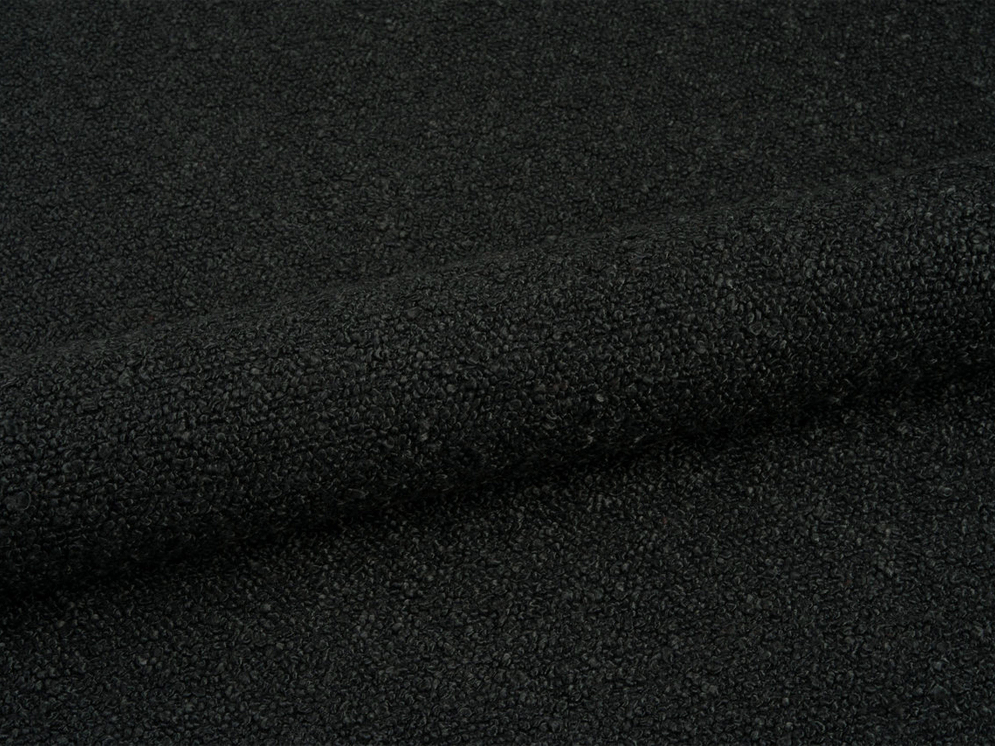 Bett mit Bettkasten BELLIS in schwarzem Boucle
