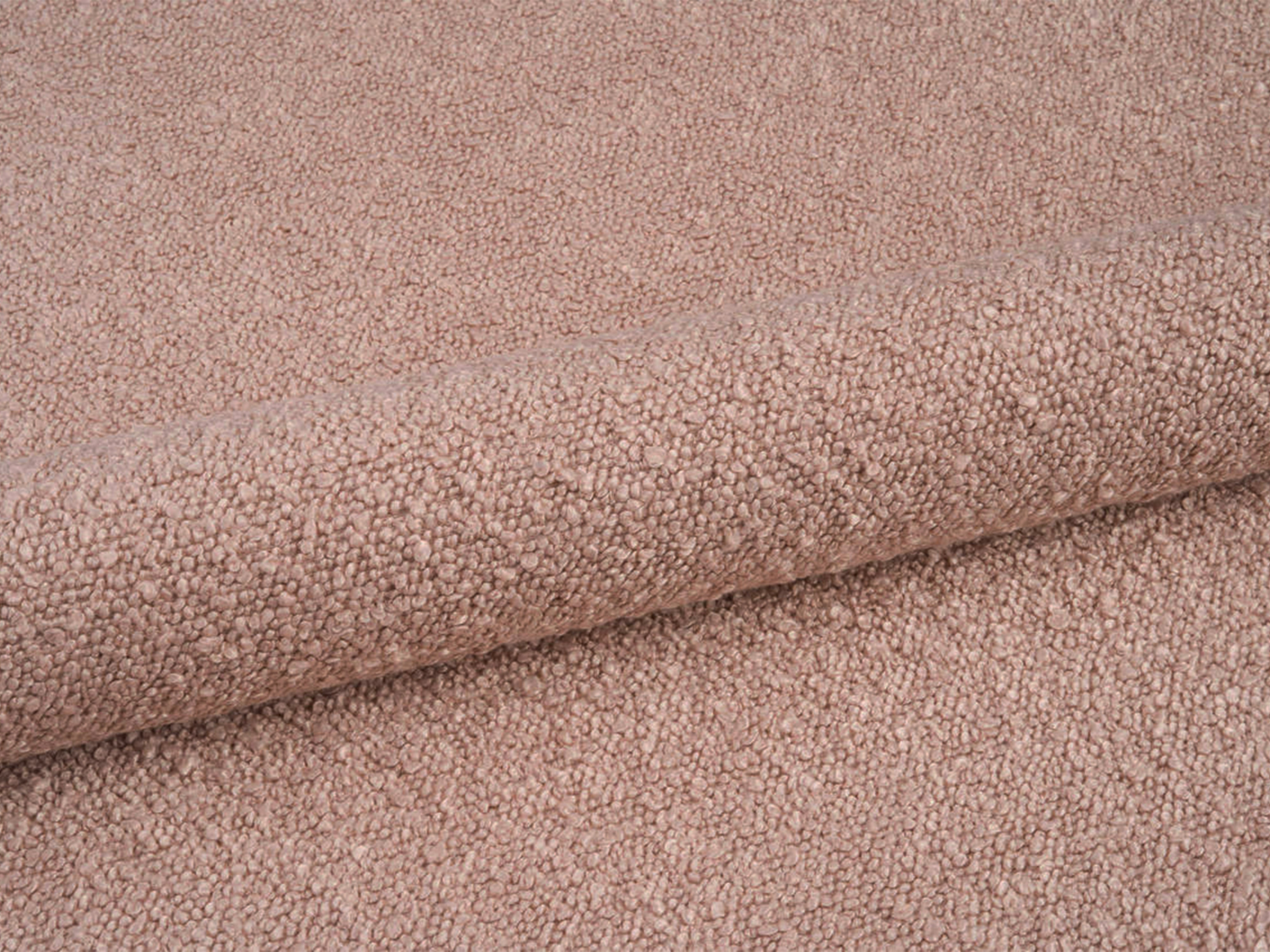BELLIS Bett mit Bettkasten in pudrigem rosa Boucle