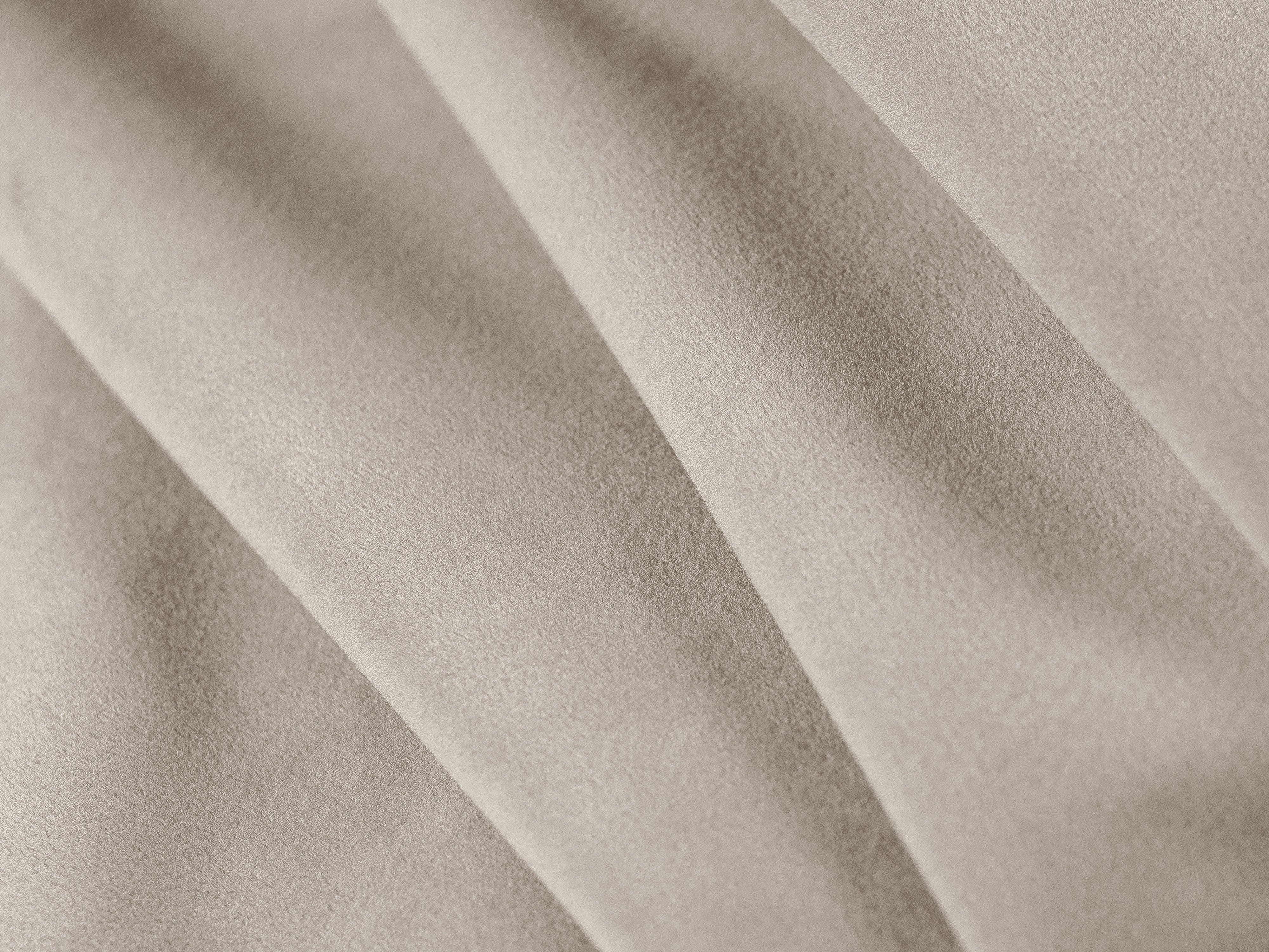 Sofa aus Samt 5-sitzig rechtsseitig LUPINE beige
