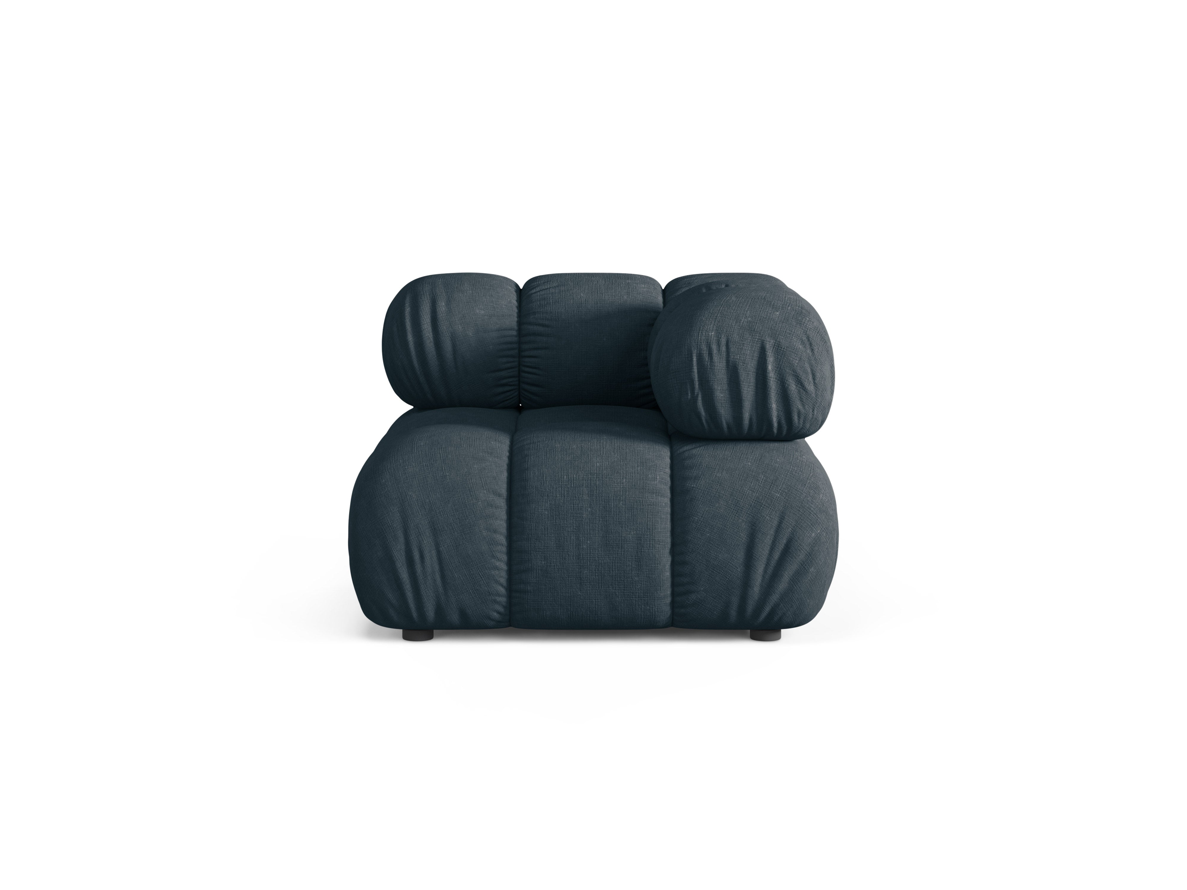 Modulares Sofa BELLIS - tiefes Eckmodul in Petrol