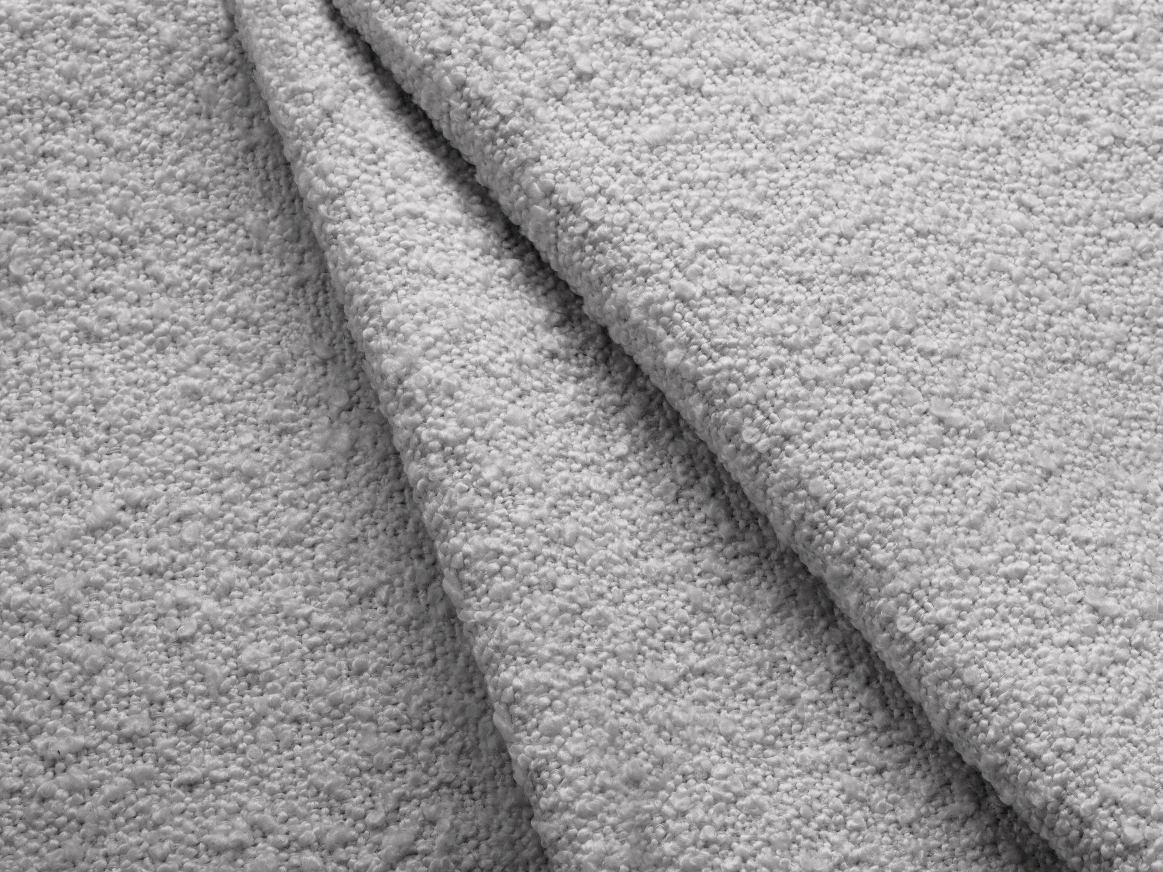 Modulsofa MILEY - rechte Modulkombination in hellgrauem Boucle