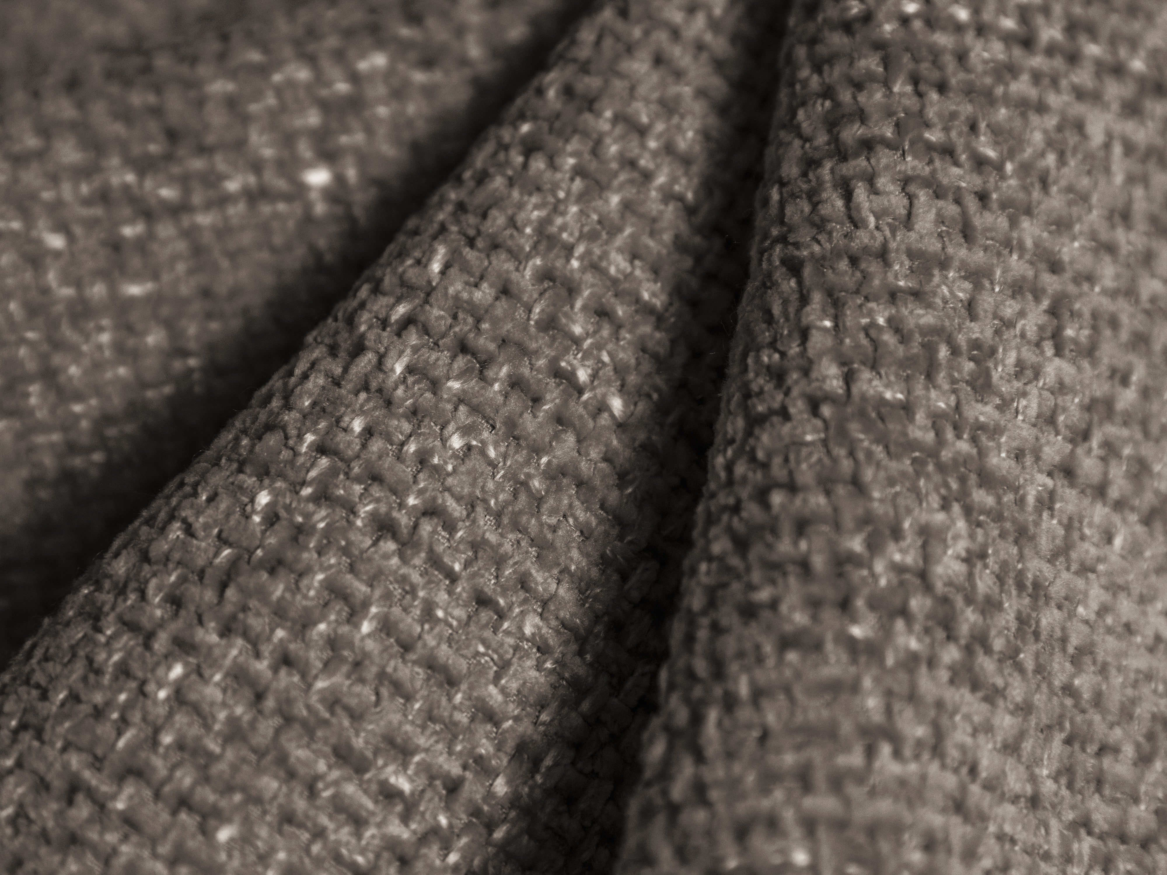 Modulares Sofa MILEY - rechtes Modul graues seidiges Chenille