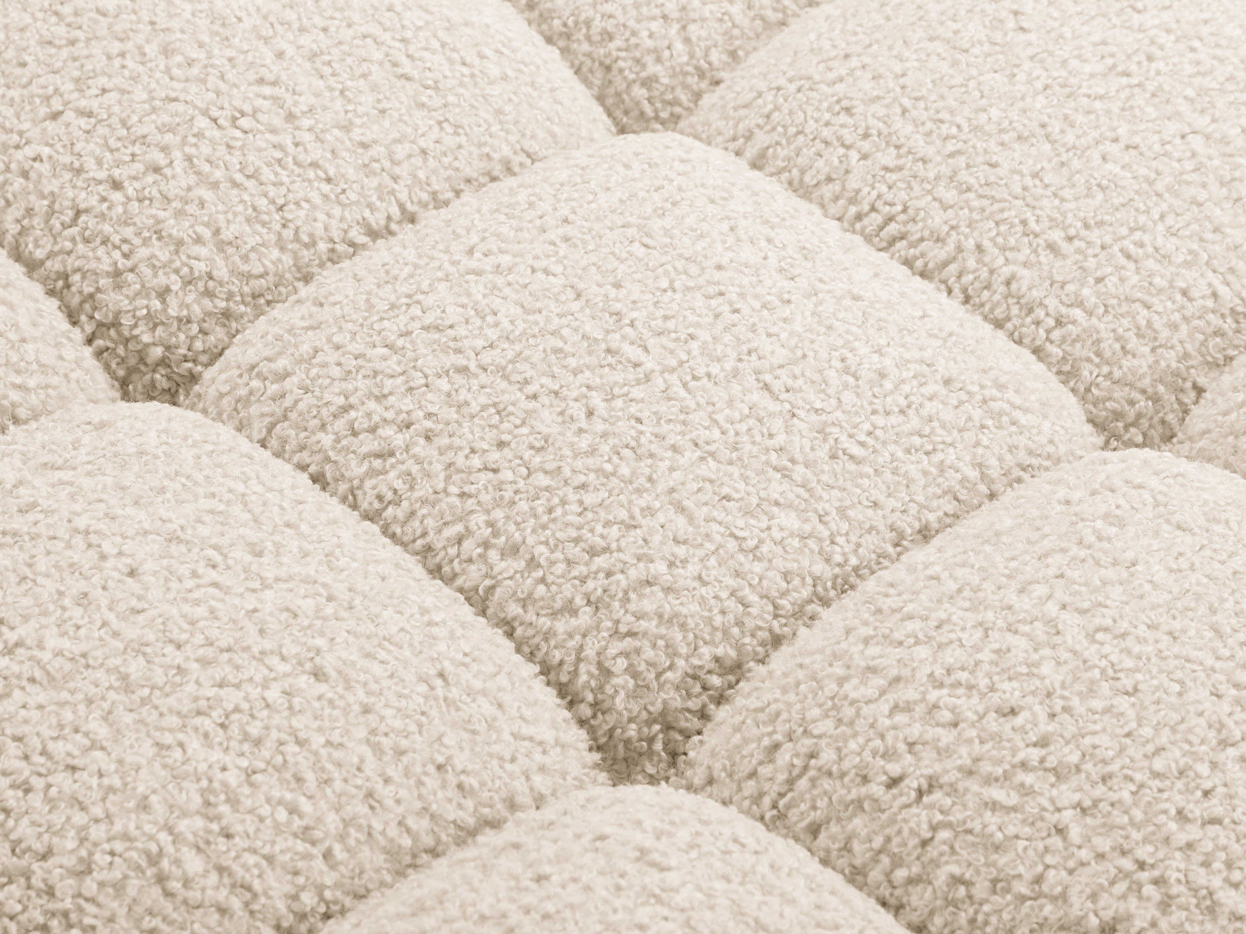 Modulares Sofa BELLIS - linkes Modul in beigem Boucle