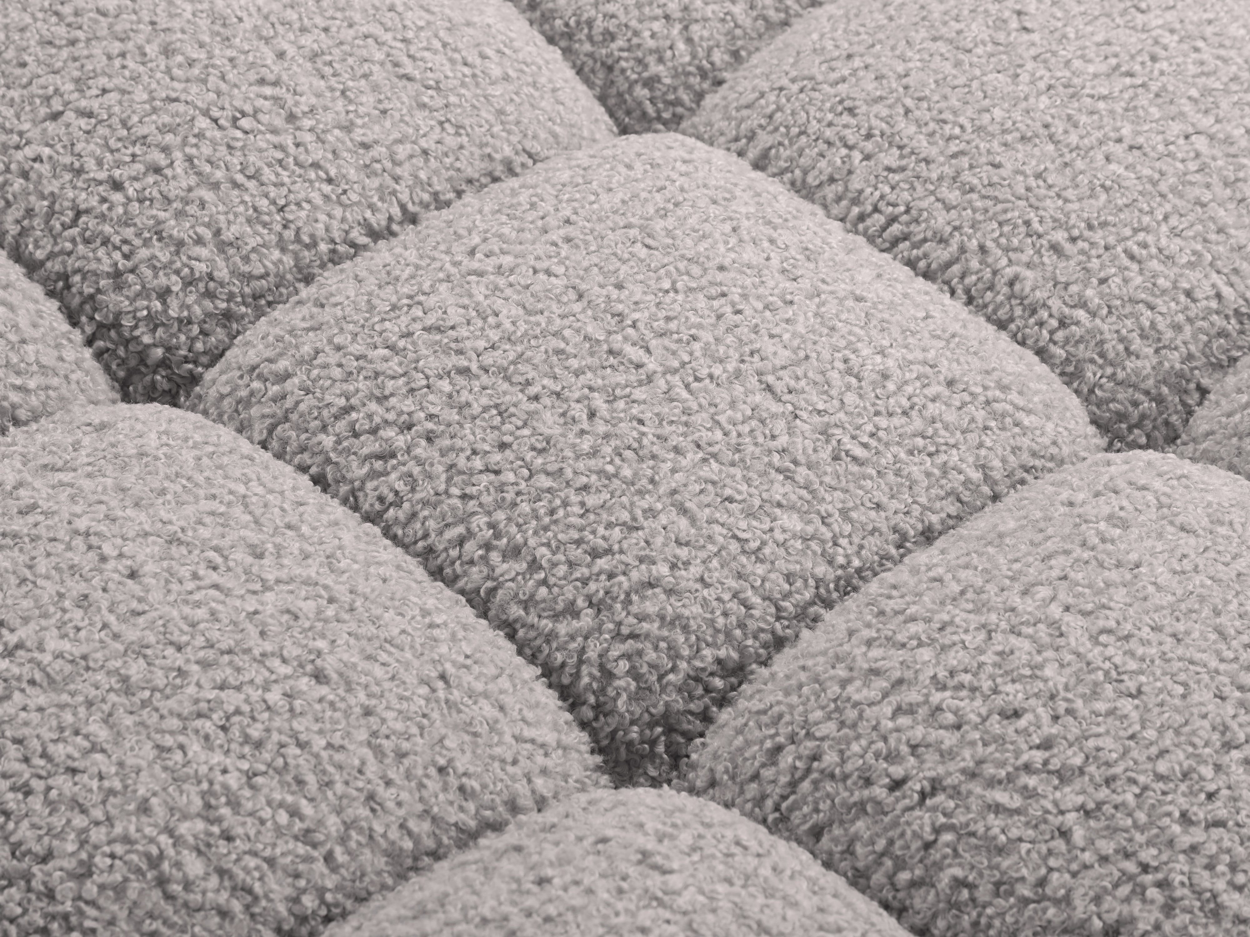 Modulares Sofa BELLIS - linkes graues Boucle-Modul