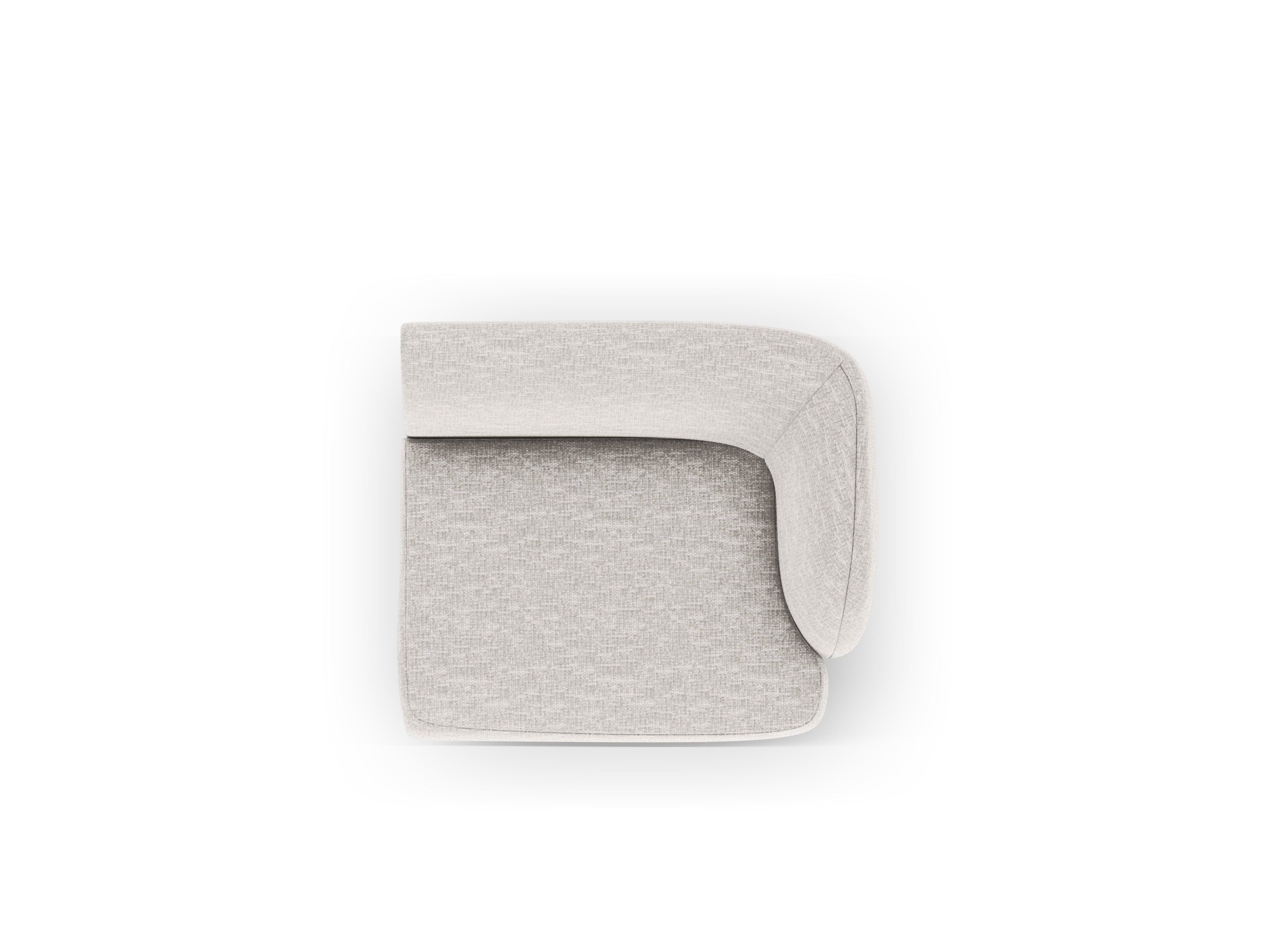 Modulsofa - rechte Modul MILEY graues Chenille