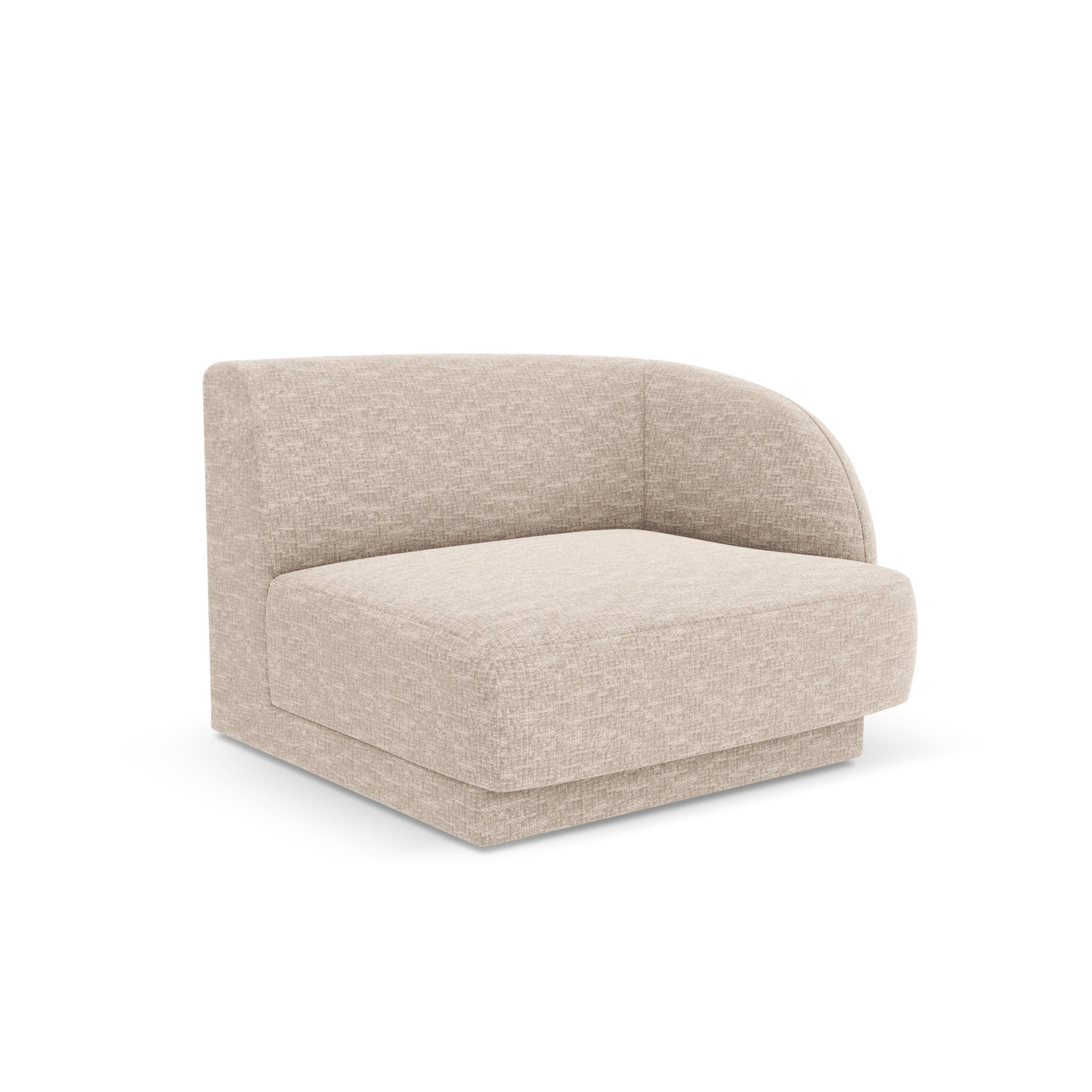Modulsofa - rechtes Modul MILEY beige Chenille