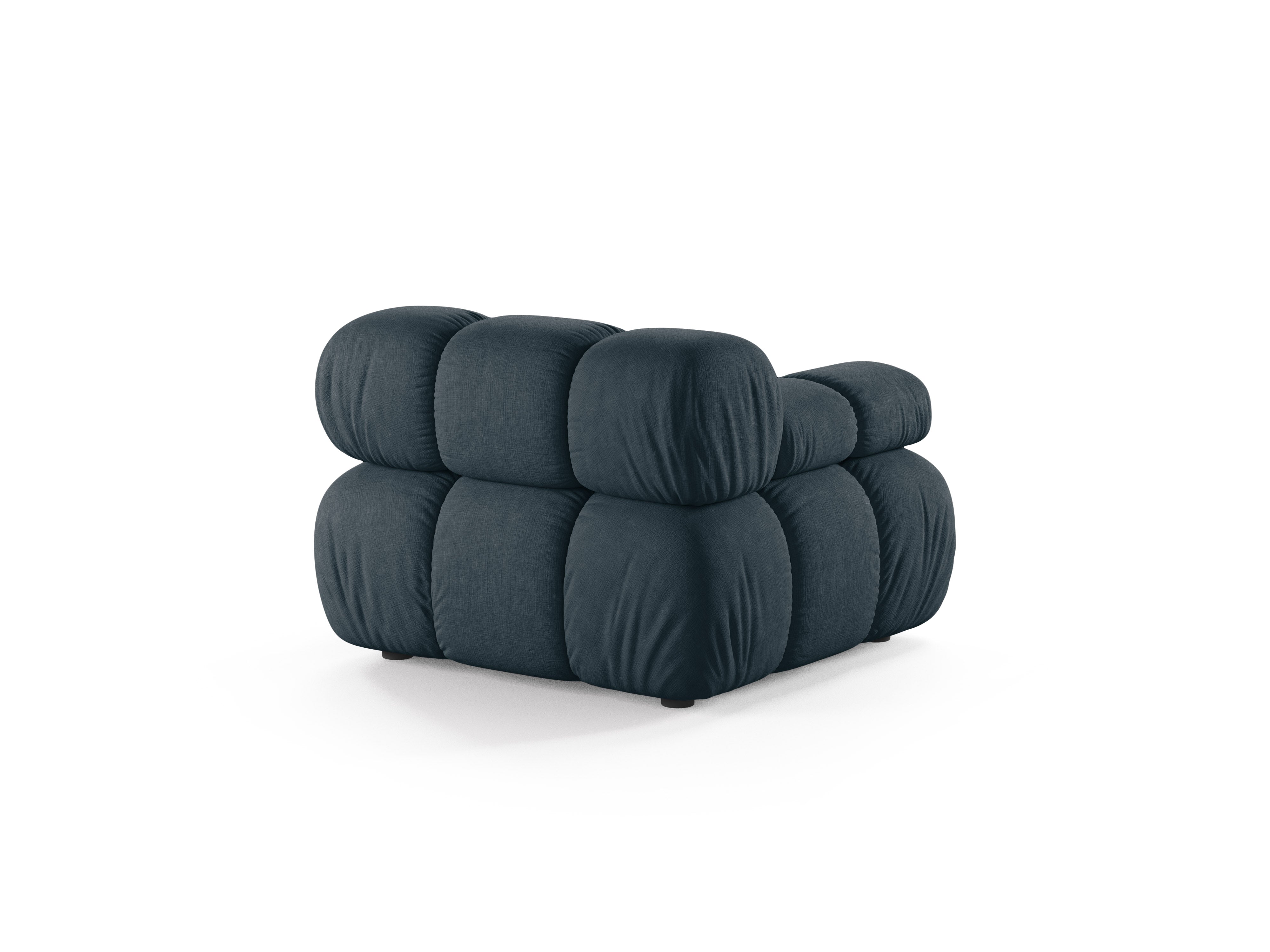 Modulares Sofa BELLIS - tiefes, linksseitiges Modul in Petrol