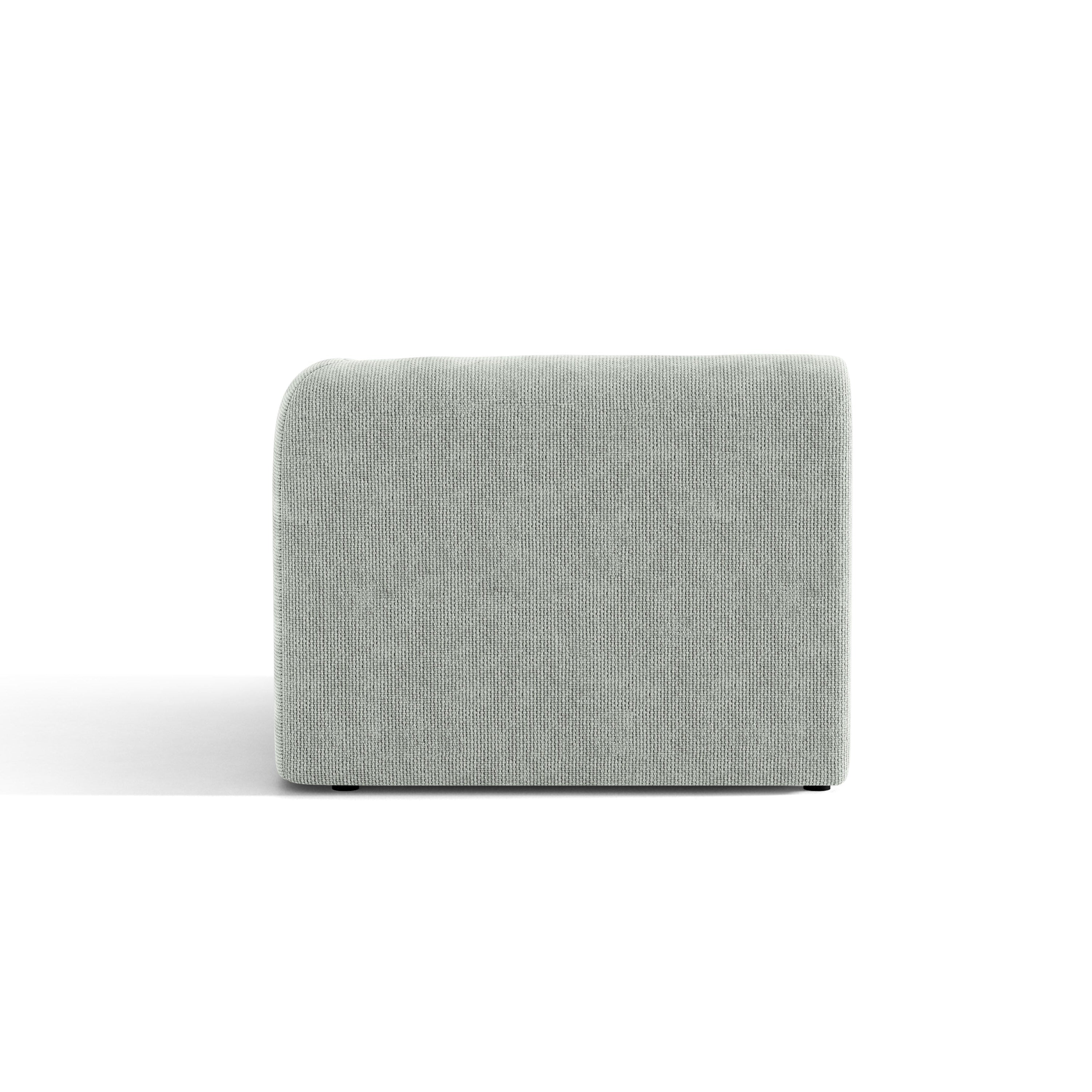 Modulsofa - rechte Modul MILEY graues Chenille