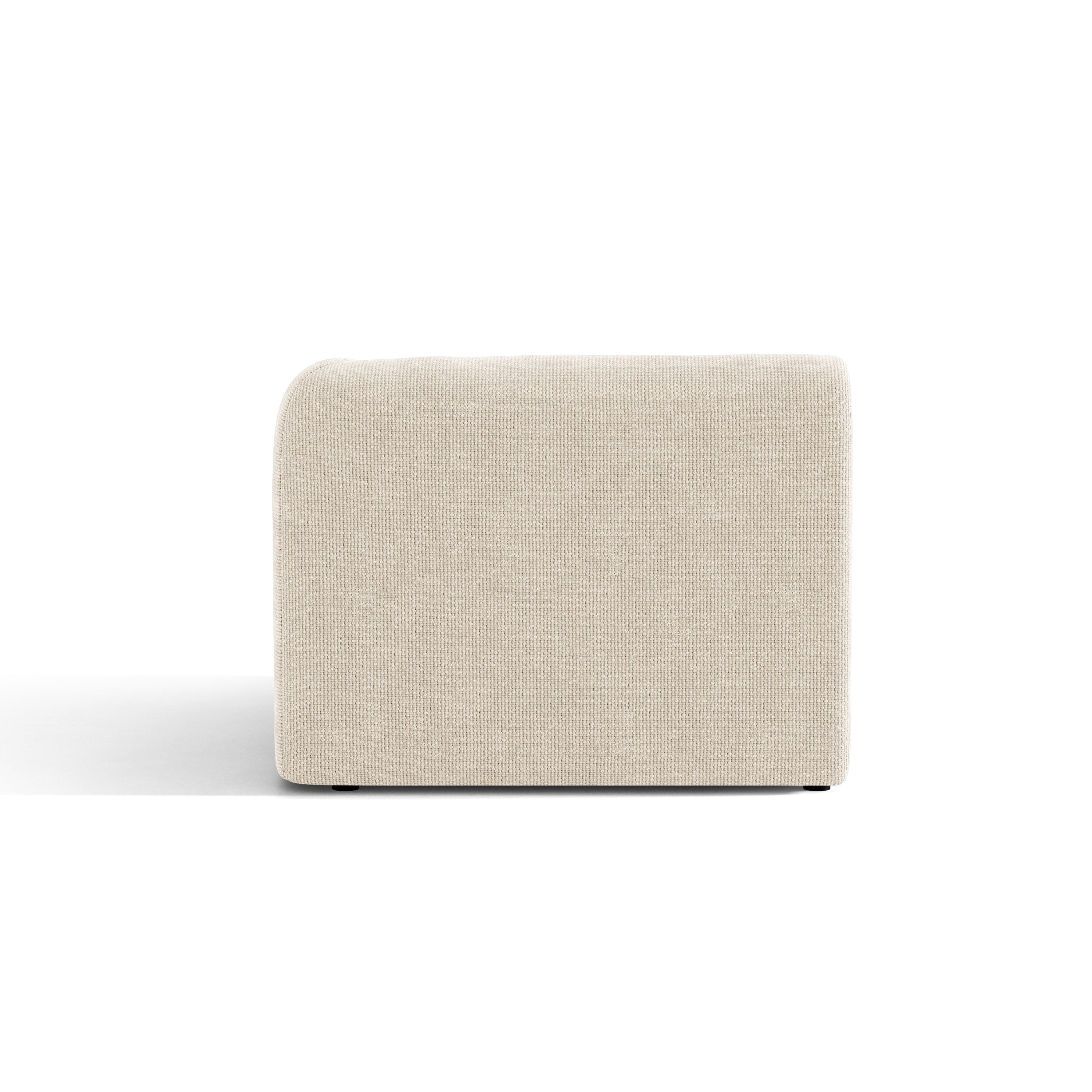 Modulares Sofa - rechter Modul MILEY Elfenbein Chenille