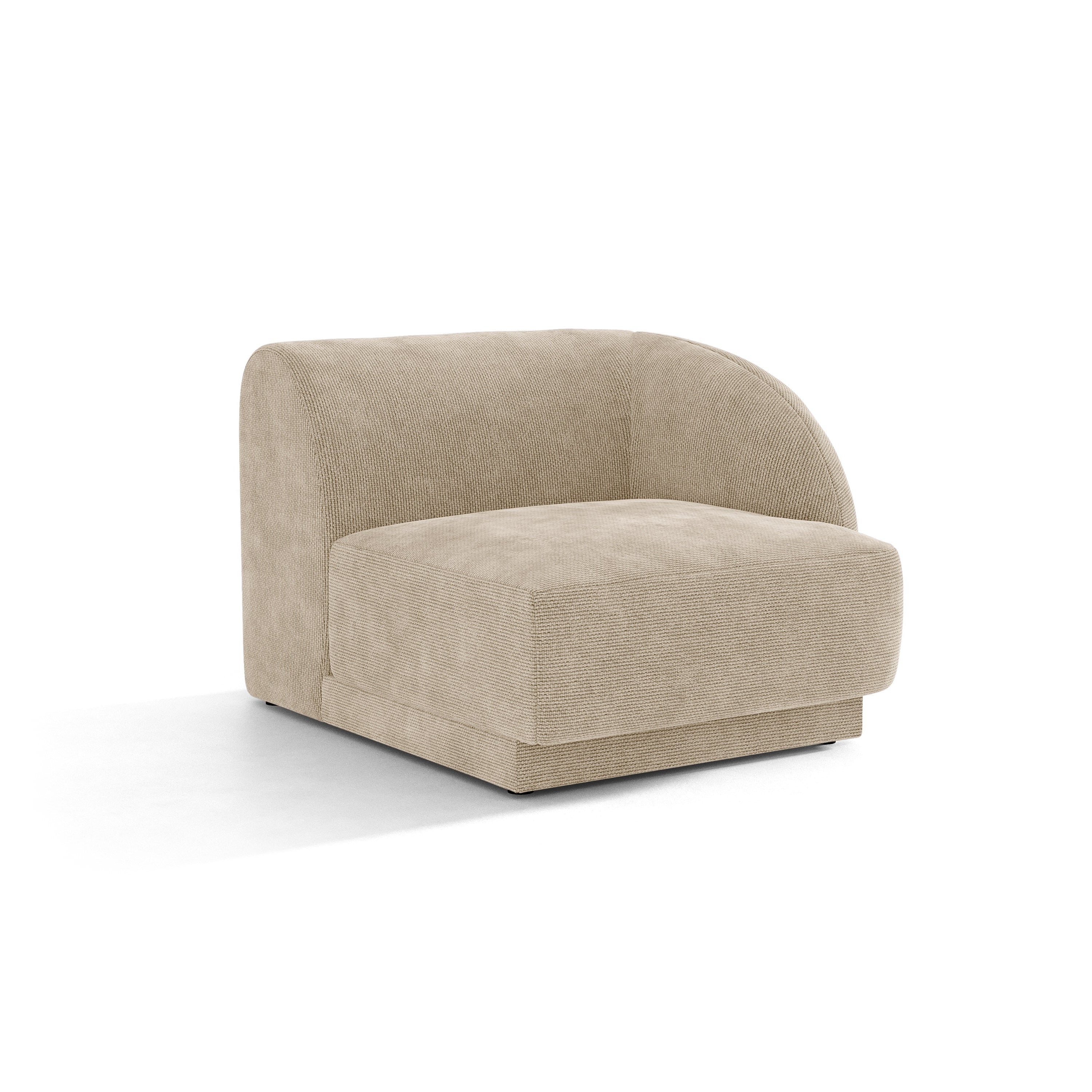 Modulsofa - rechtes Modul MILEY beige Chenille
