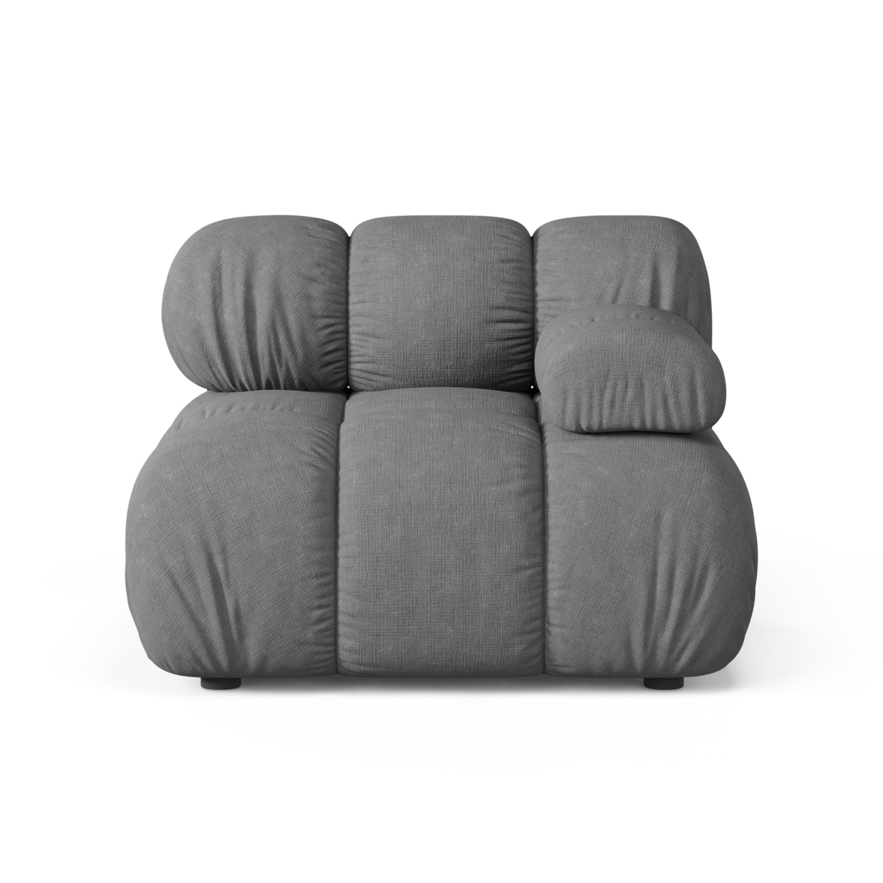 Modulares Sofa BELLIS - rechter Modul in Grau