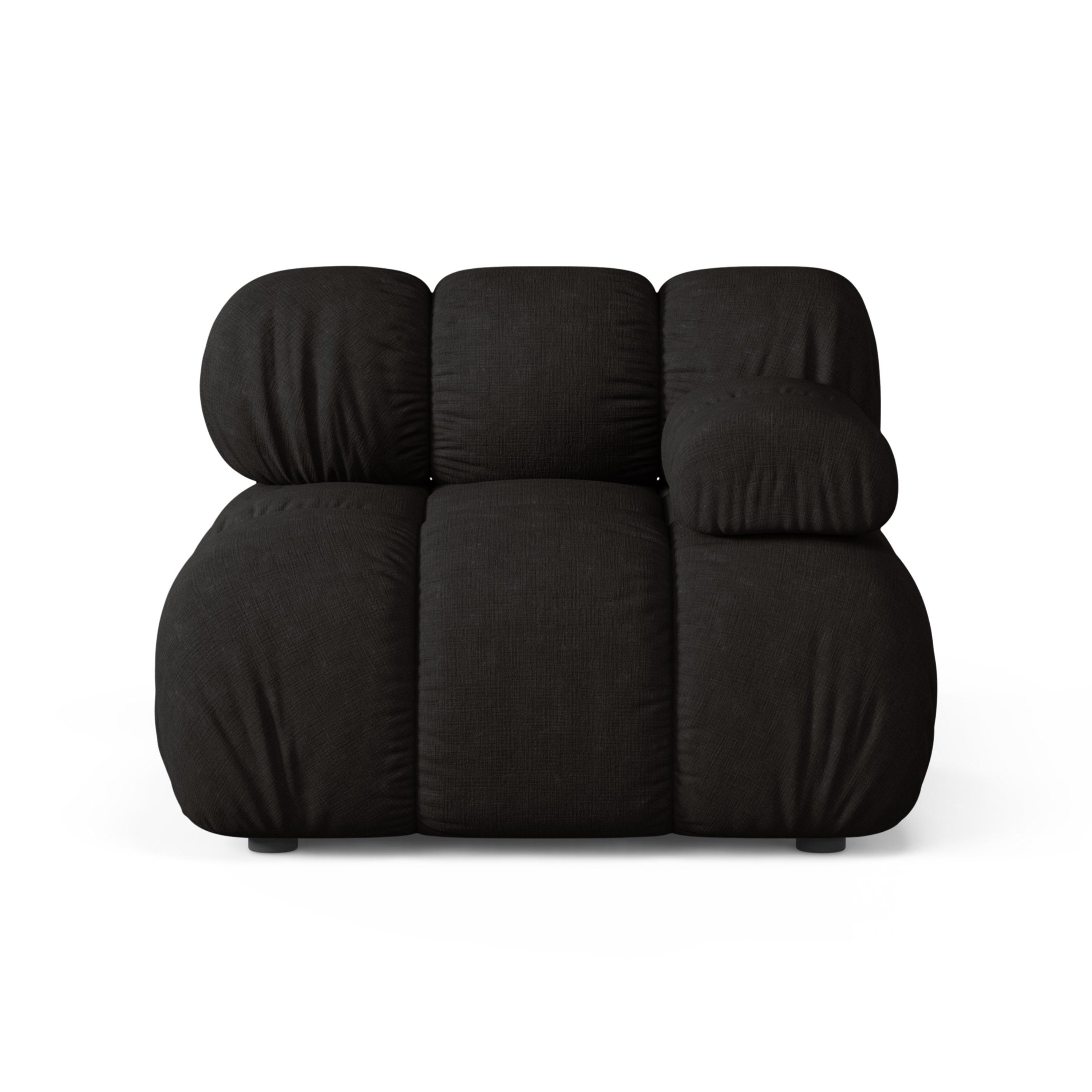 Modulares Sofa BELLIS - rechtes schwarzes Modul