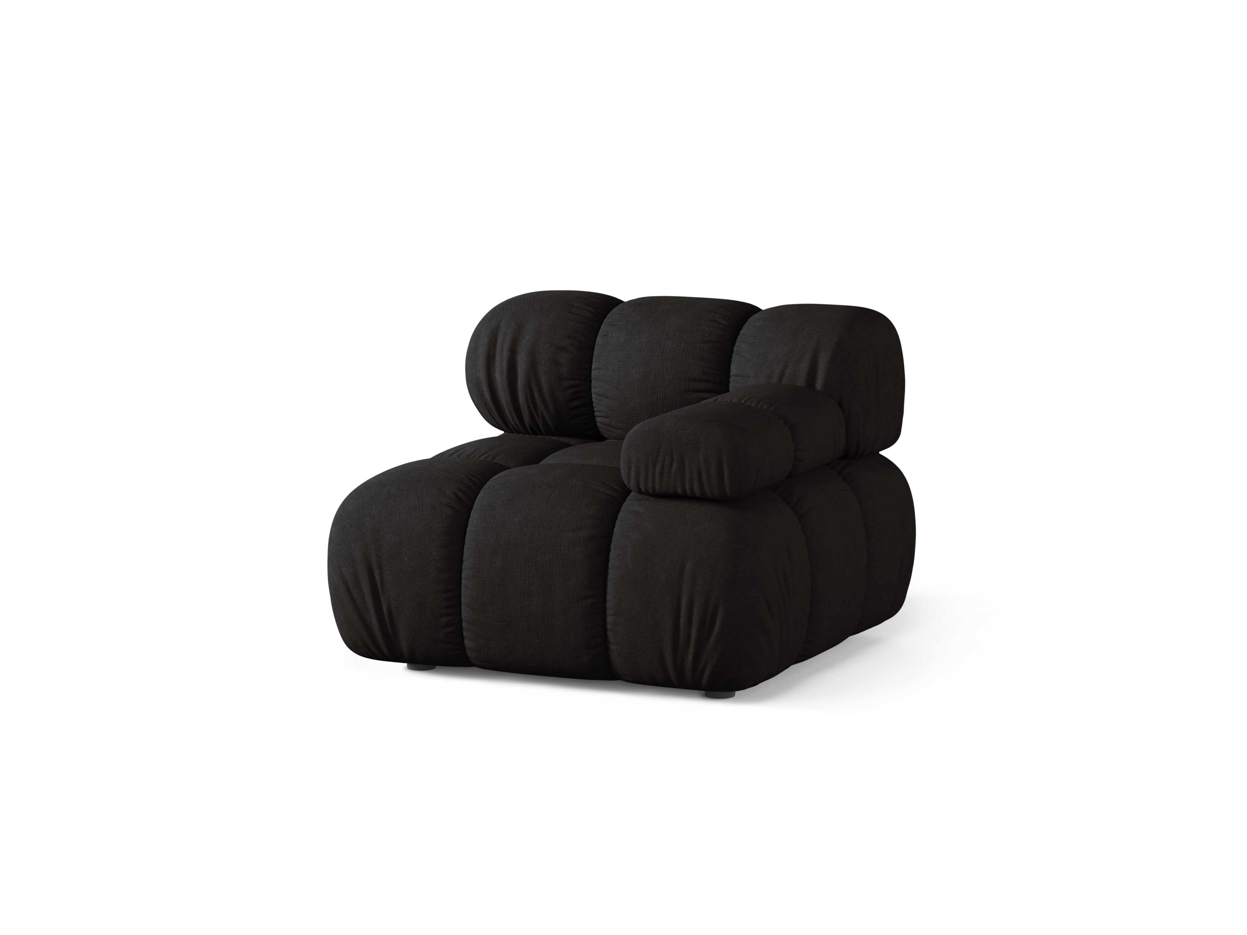 Modulares Sofa BELLIS - rechtes schwarzes Modul